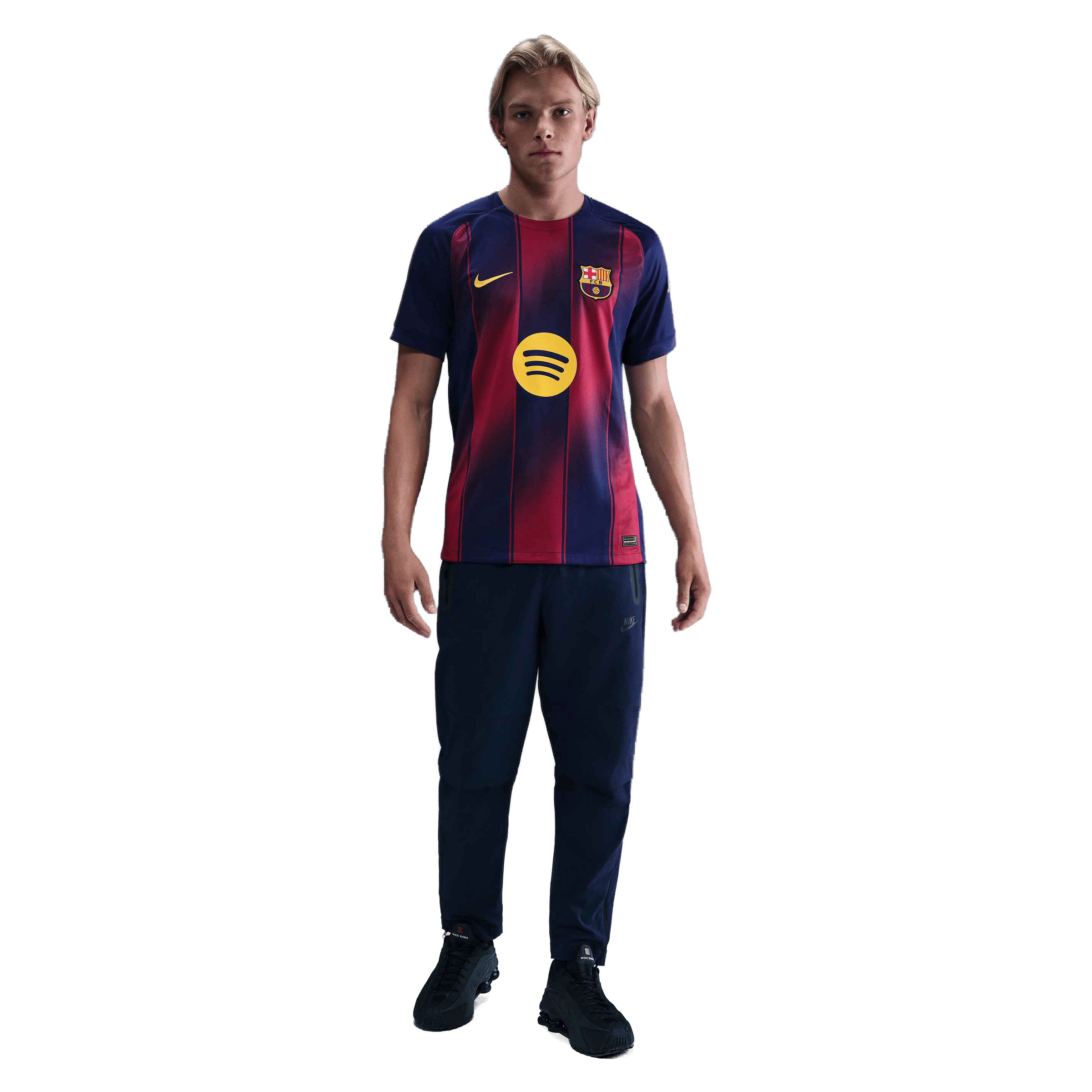Mens Nike FC Barcelona 25/26 Stadium Home Replica Football Jersey