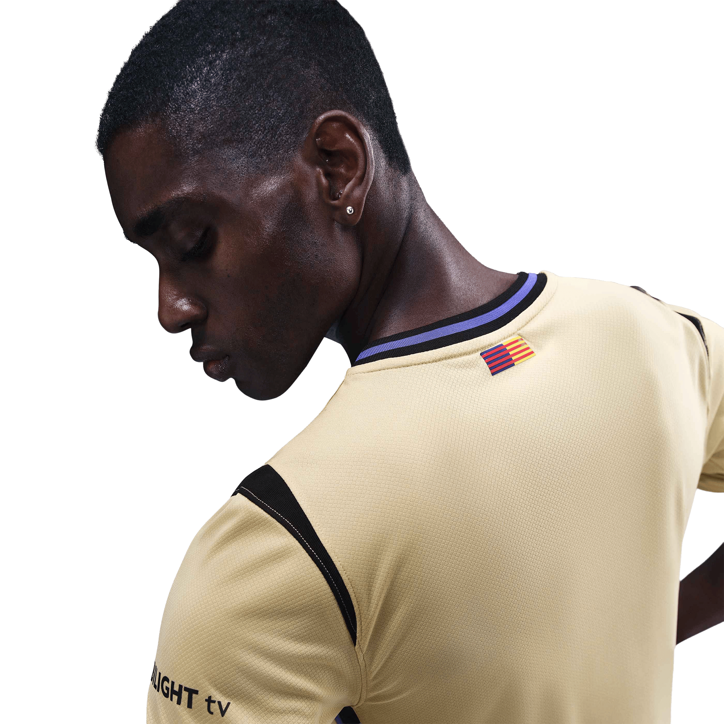 Mens Nike FC Barcelona Stadium Away Kobe Replica Football Jersey