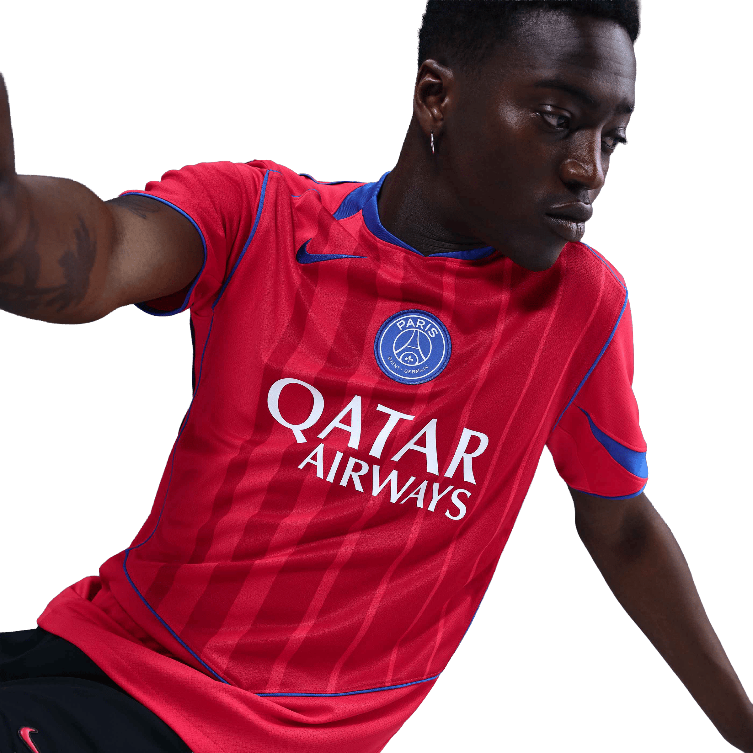 Mens Nike Paris Saint-Germain 25/26 Stadium Third Total 90 Replica Football Jersey