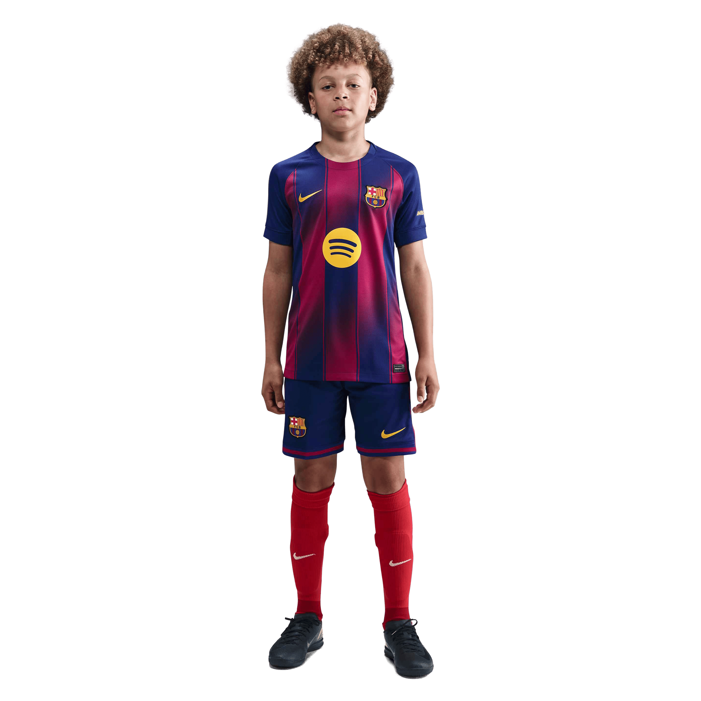 Kids Nike FC Barcelona 25/26 (Older Kids) Stadium Home Replica Football Jersey