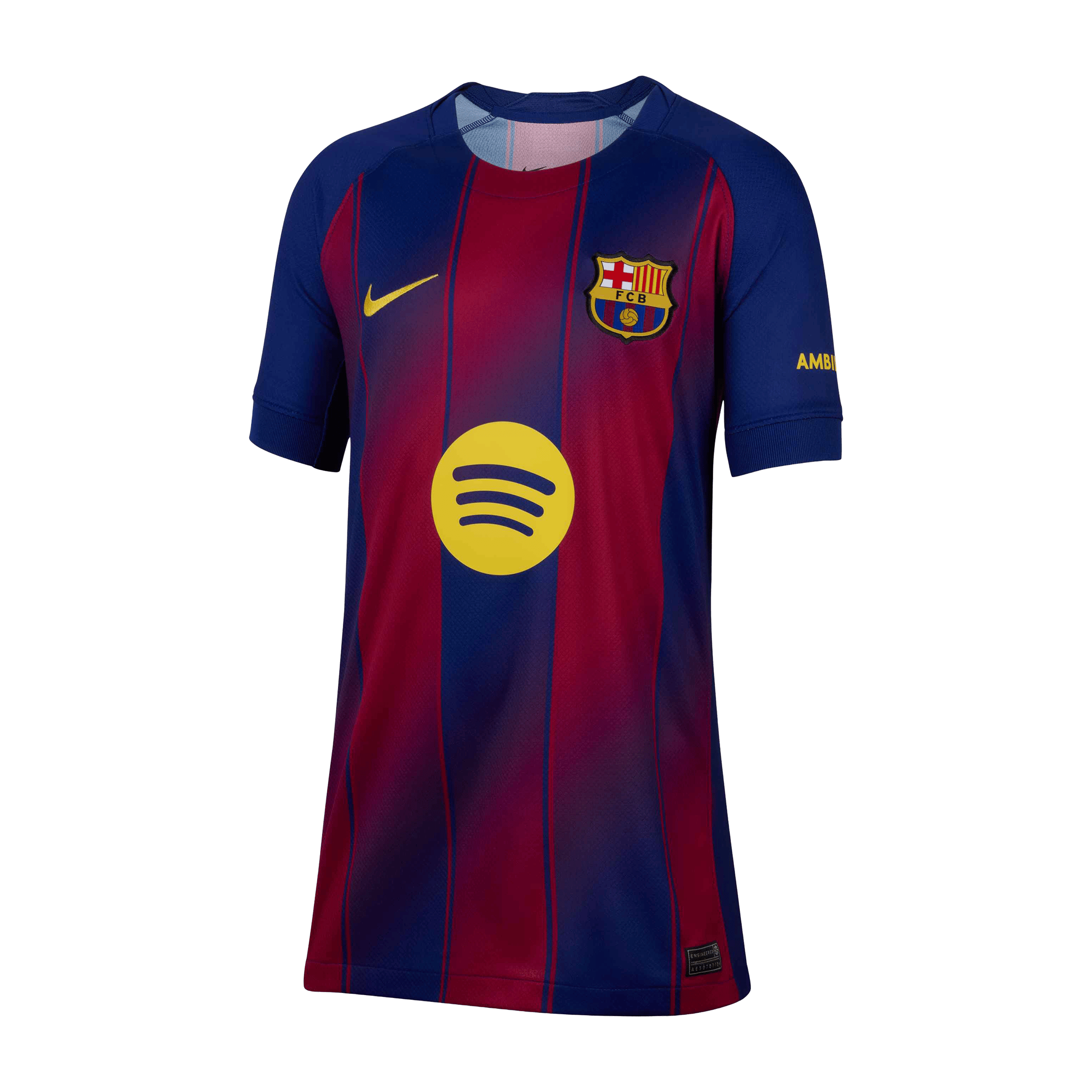 Kids Nike FC Barcelona 25/26 (Older Kids) Stadium Home Replica Football Jersey