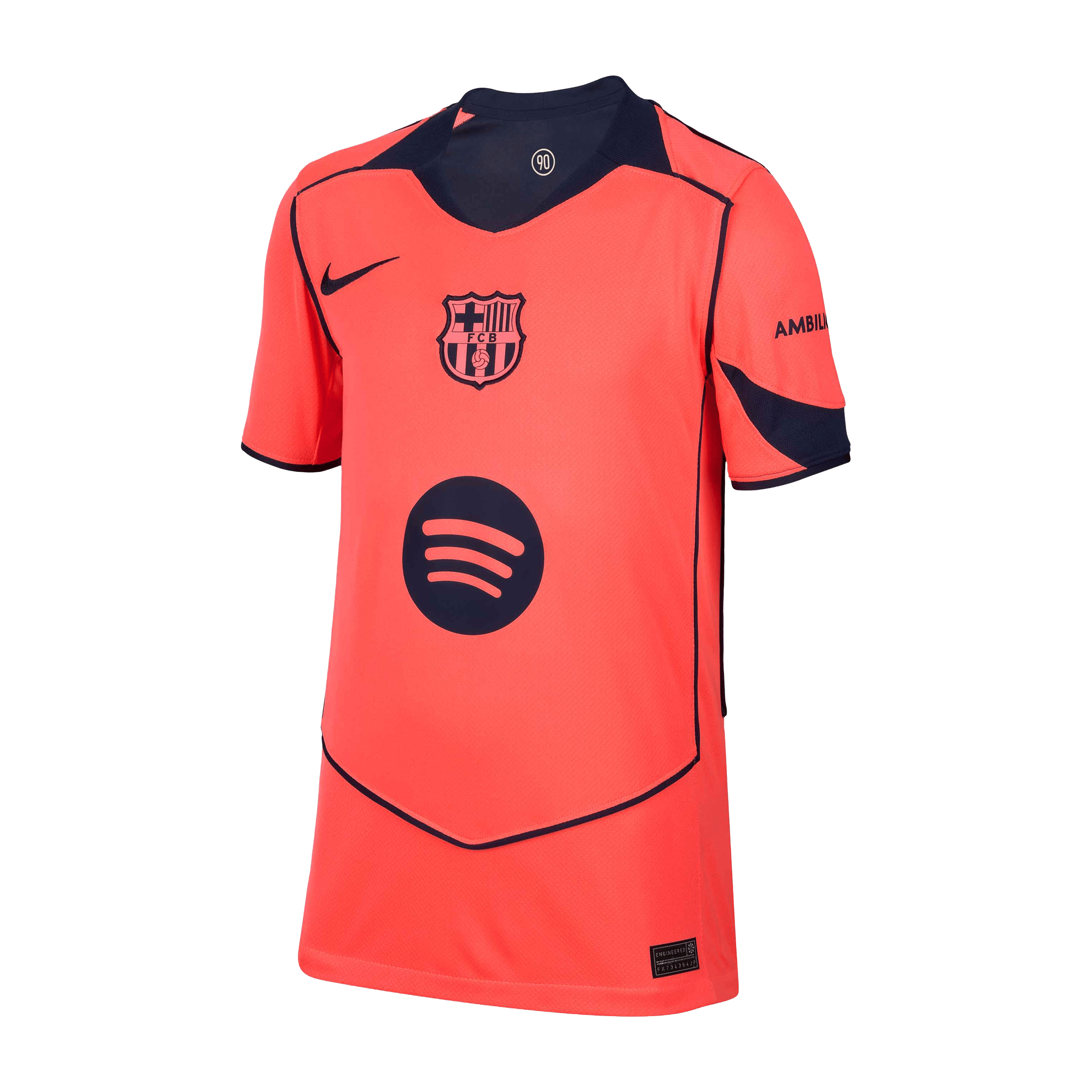 Kids Nike FC Barcelona 25/26 Stadium Third Total 90 Replica Football Jersey