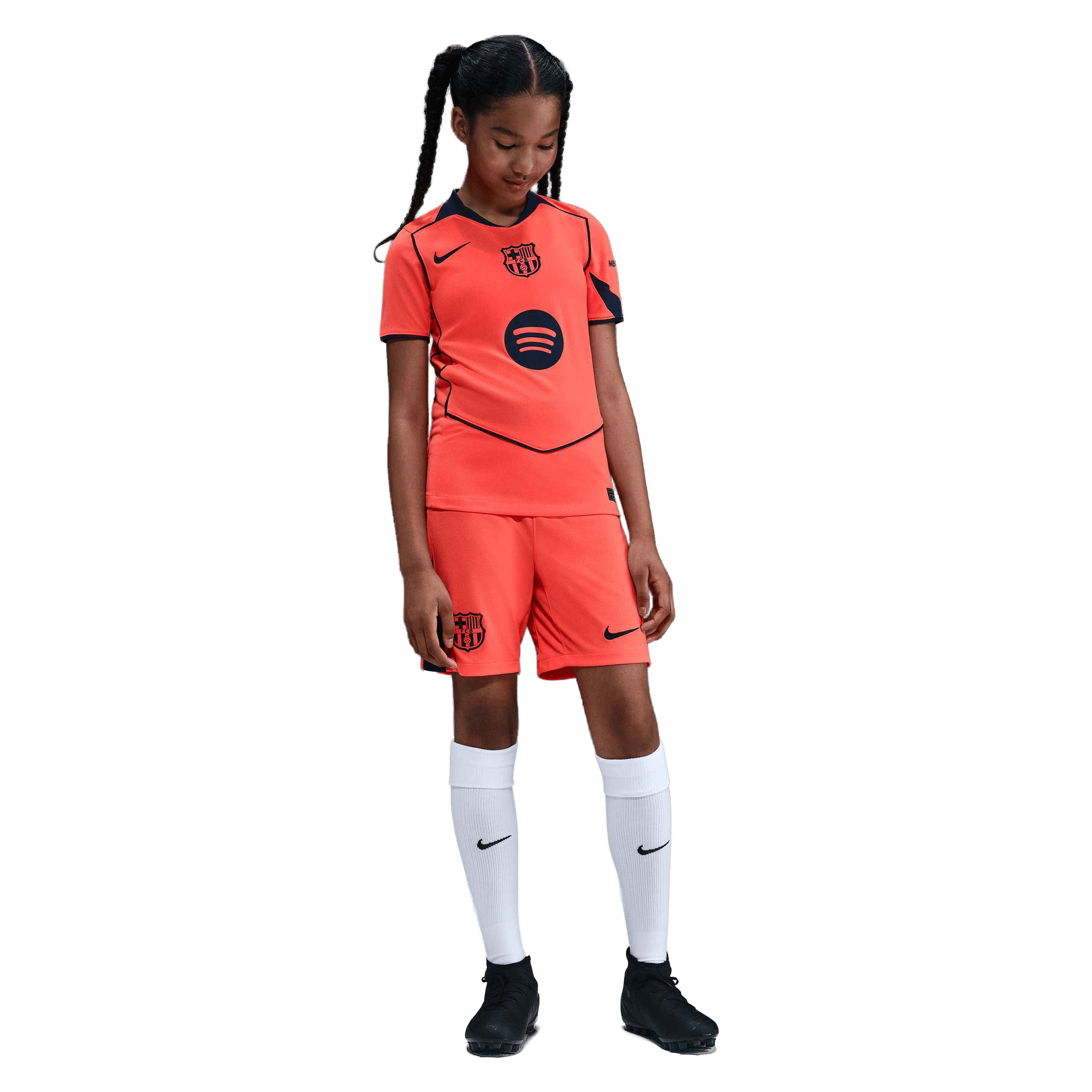 Kids Nike FC Barcelona 25/26 Stadium Third Total 90 Replica Football Jersey