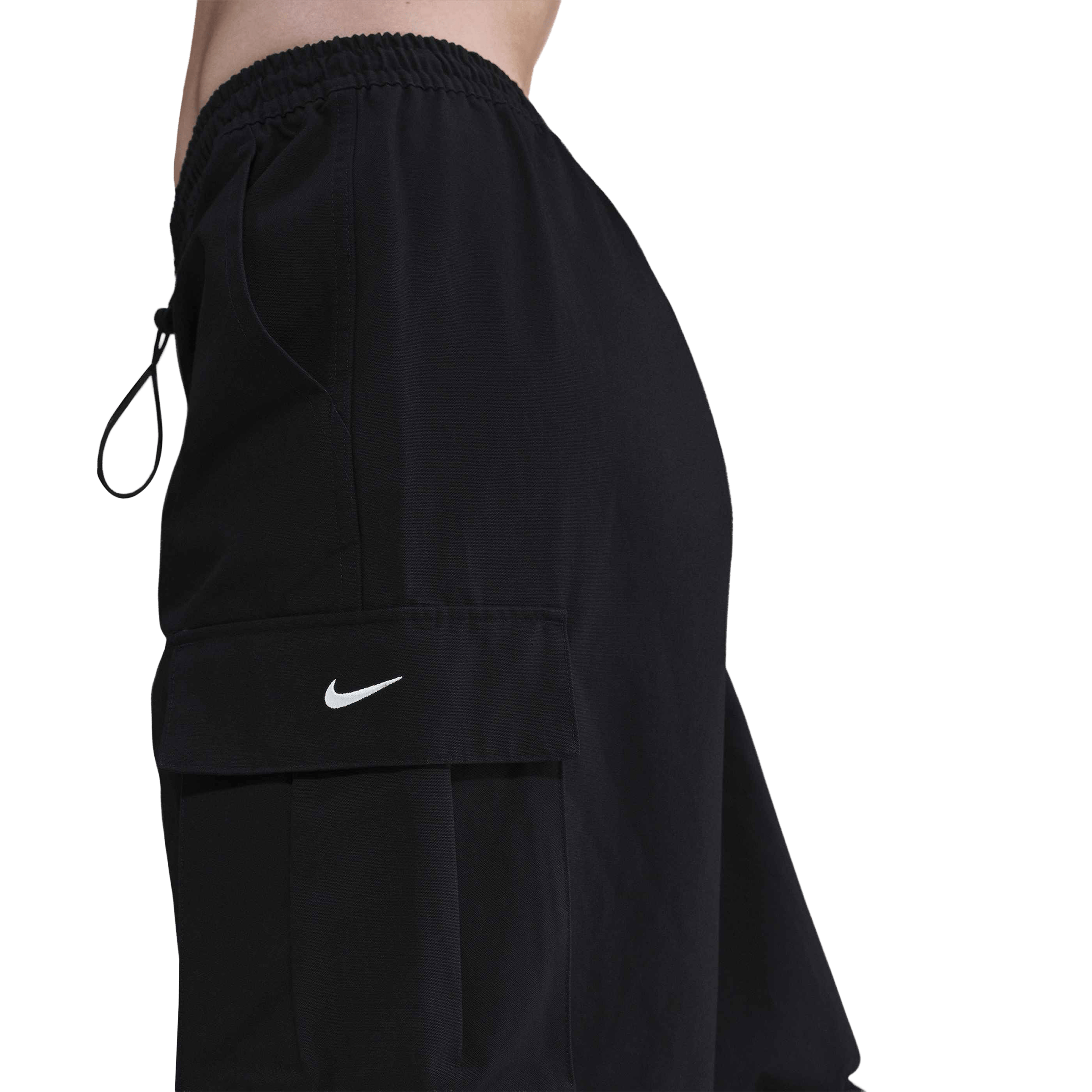 Womens Nike Sportswear Mid-Rise Oversized Woven Cargo Pants