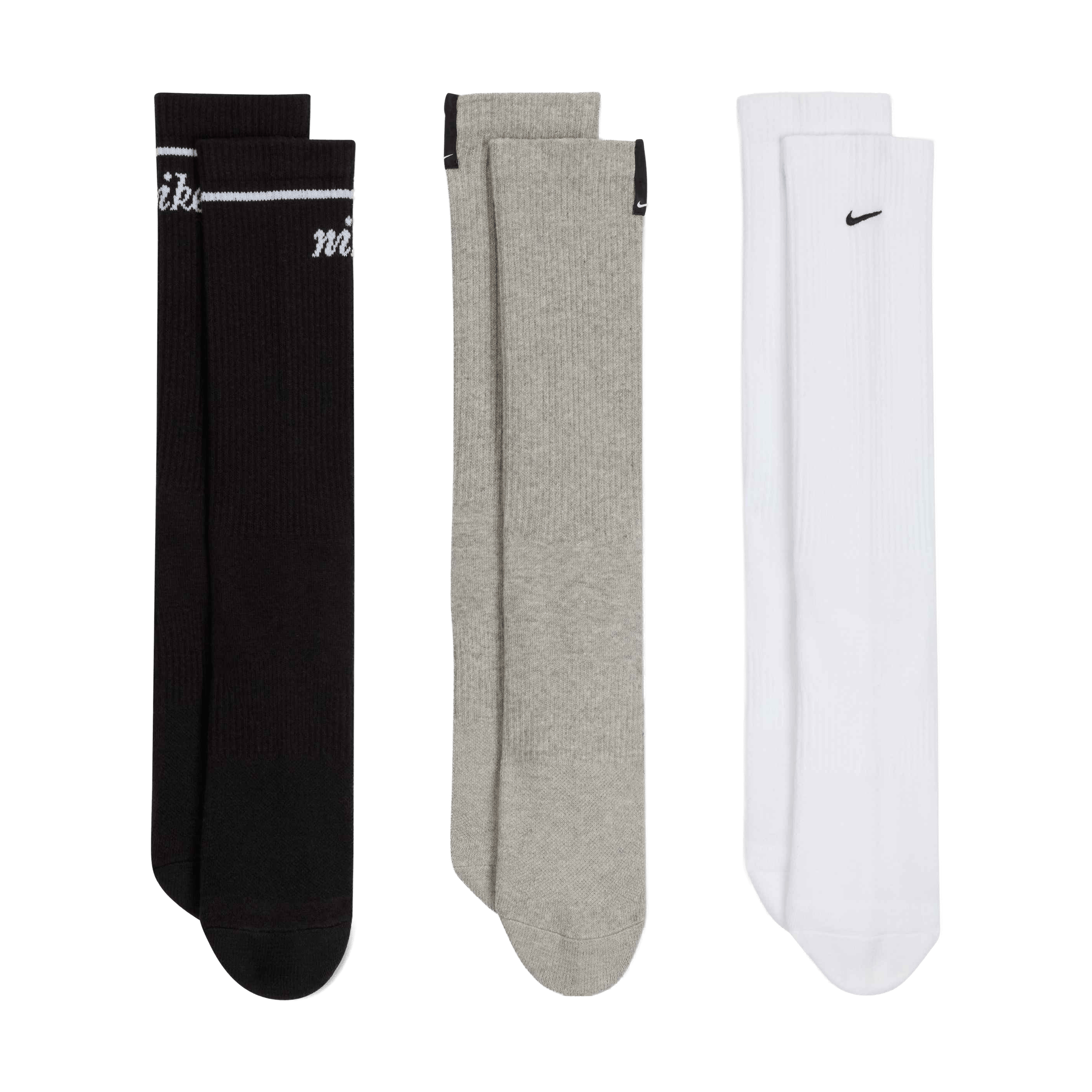 Womens Nike Everyday Plus Cushioned (3pk) Crew Socks