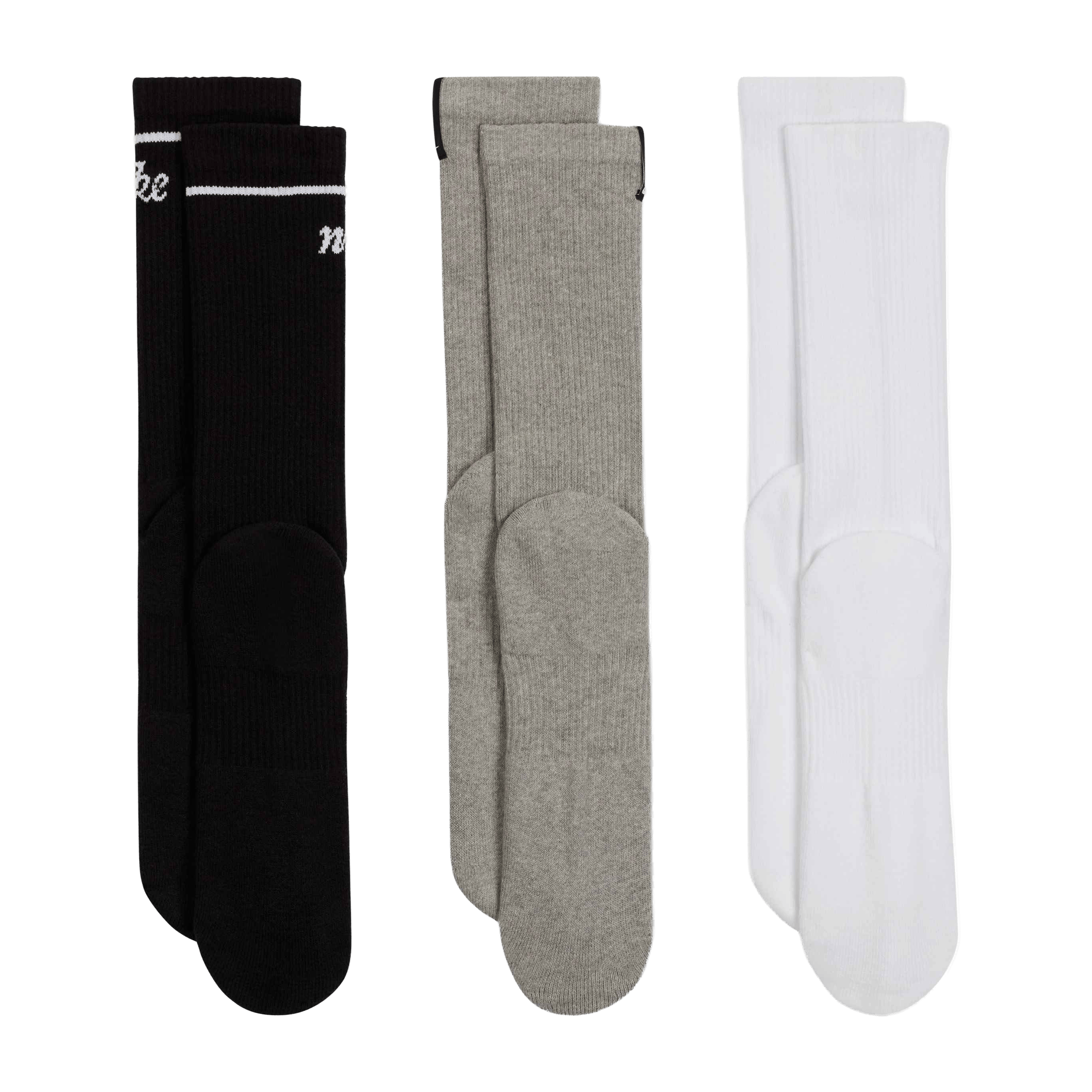 Womens Nike Everyday Plus Cushioned (3pk) Crew Socks