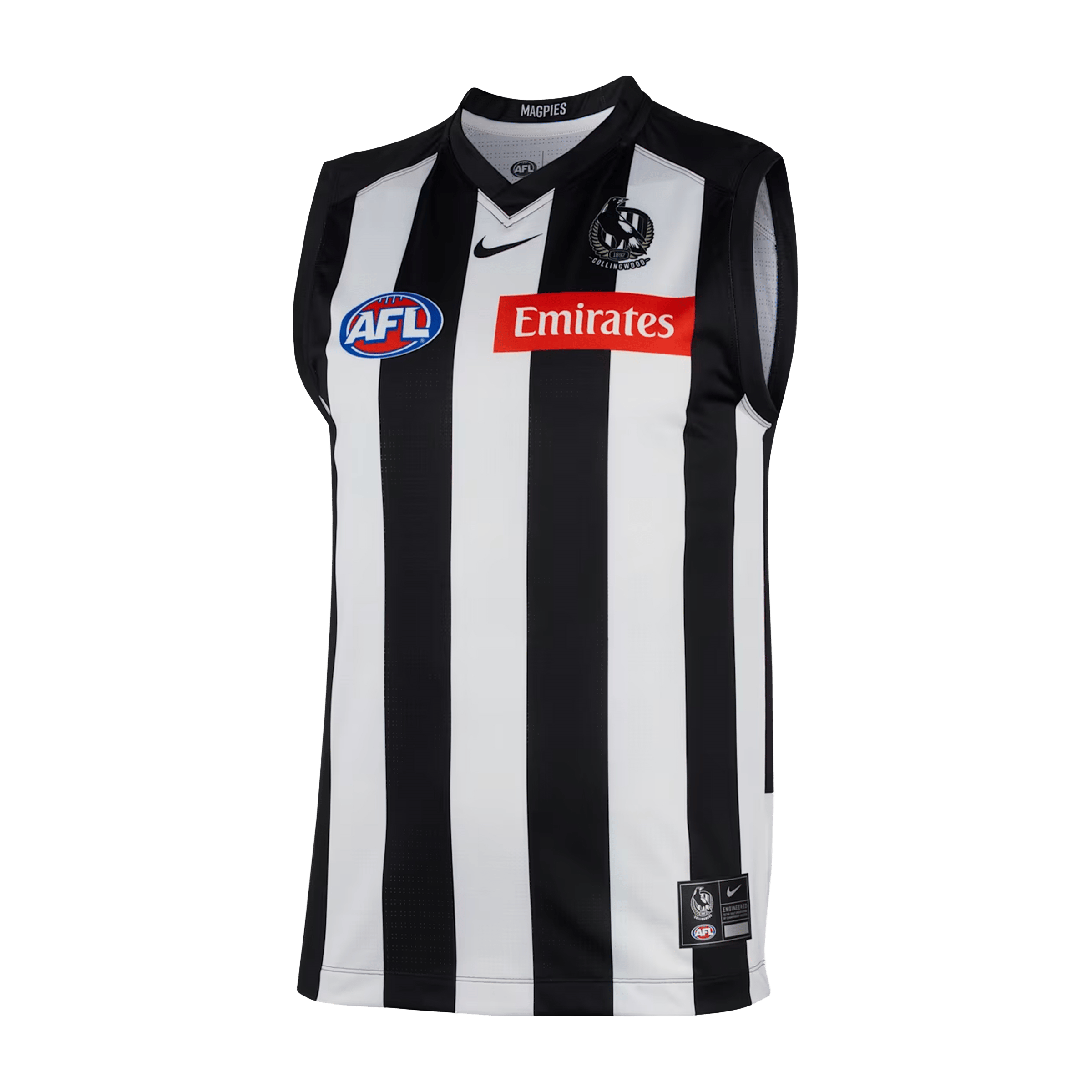 Mens Nike AFL Collingwood FC 26' Stadium Home Replica Jersey