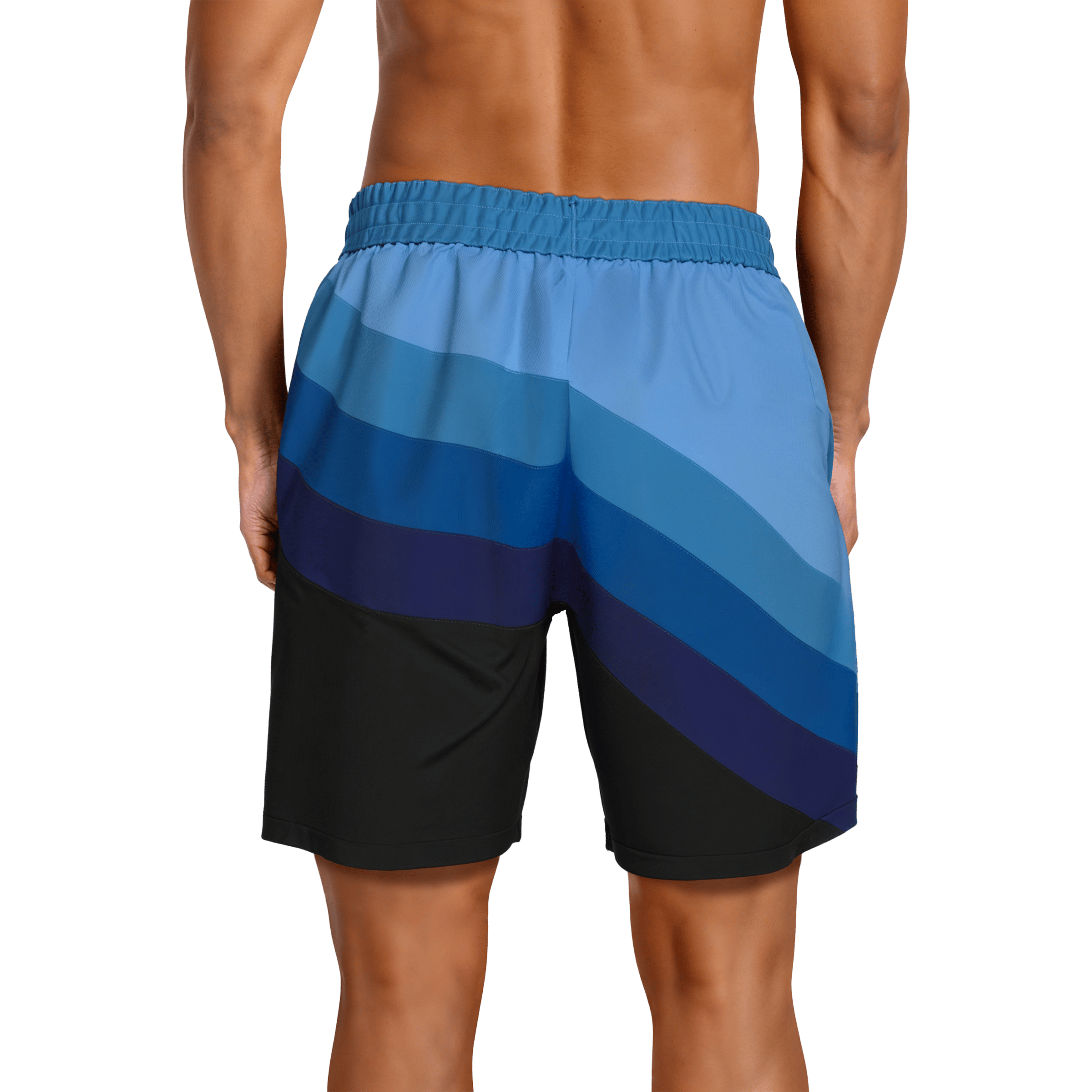Mens Nike Air Max Colour Block (7") Volley Swim Shorts
