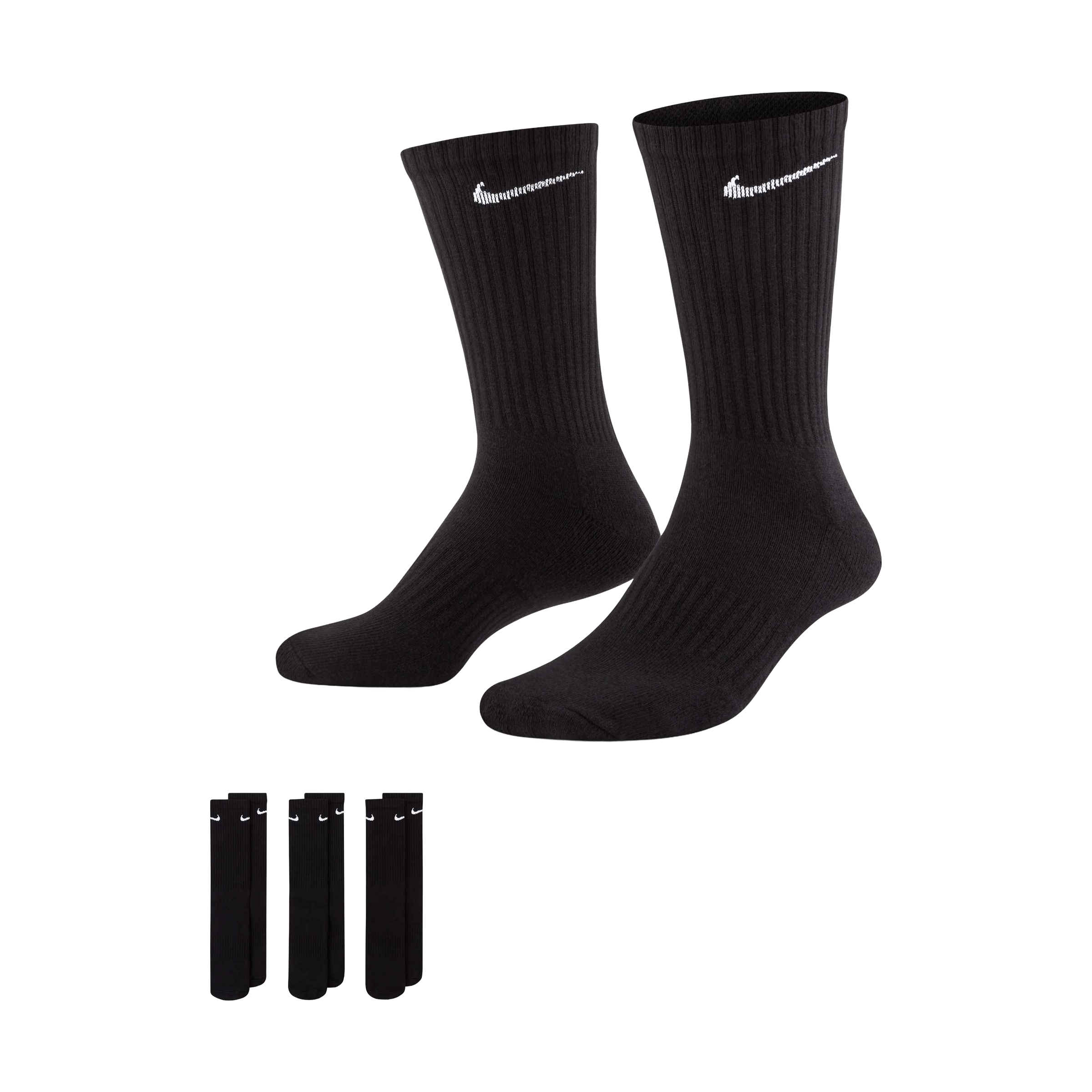 Mens Nike Everyday Cushioned (3pk) Crew Socks
