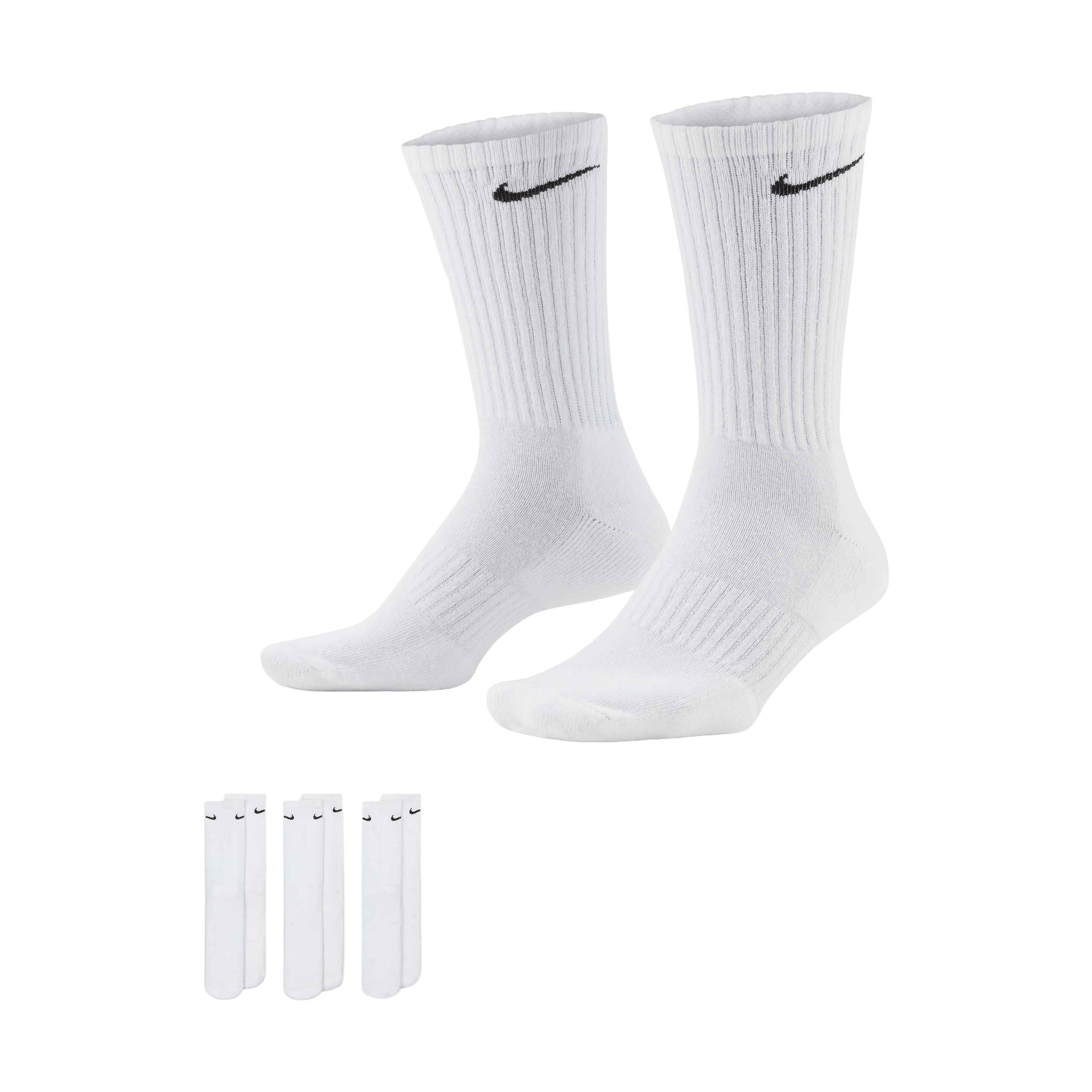 Mens Nike Everyday Cushioned (3pk) Crew Socks