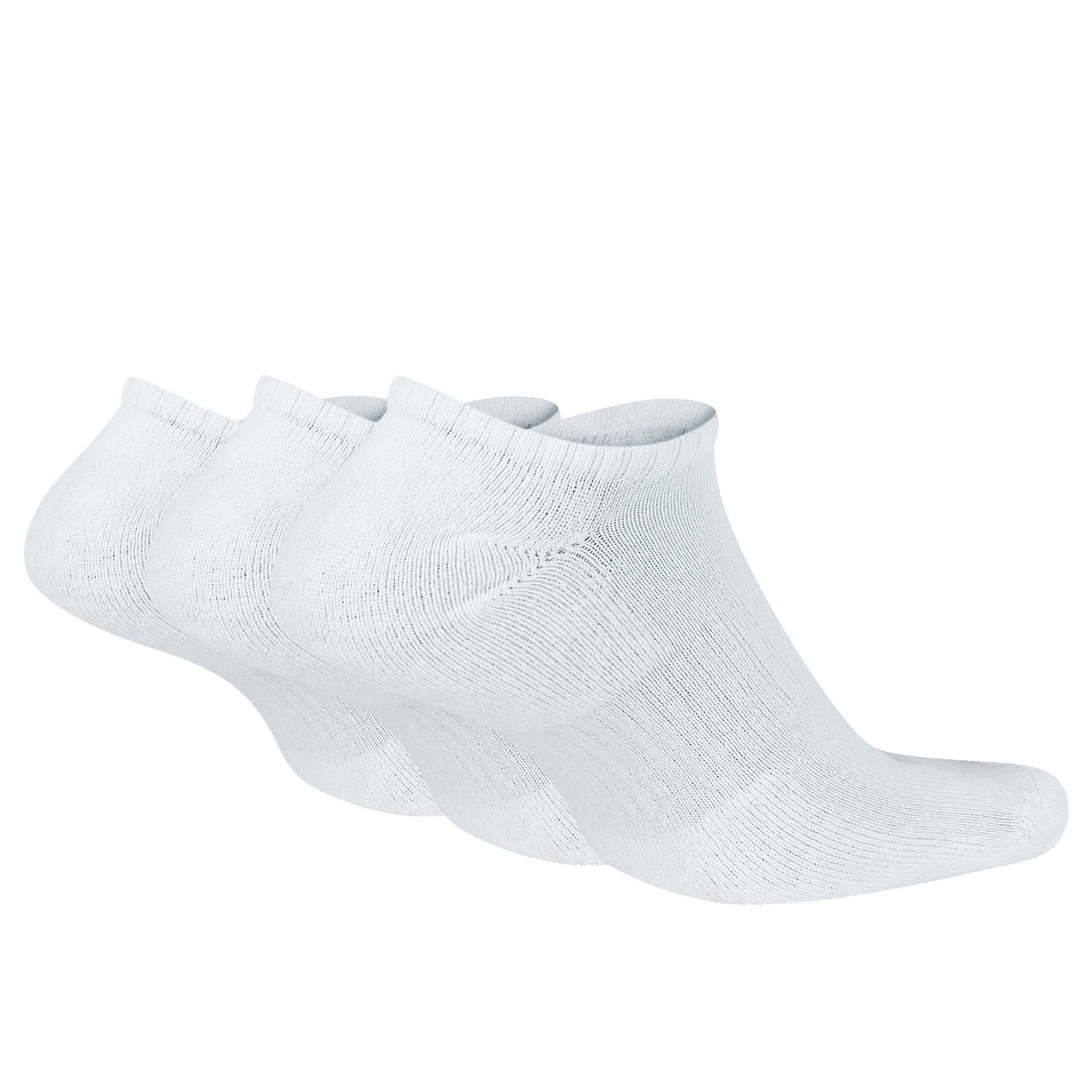 Unisex Nike Everyday Cushioned (3pk) Invisible Socks