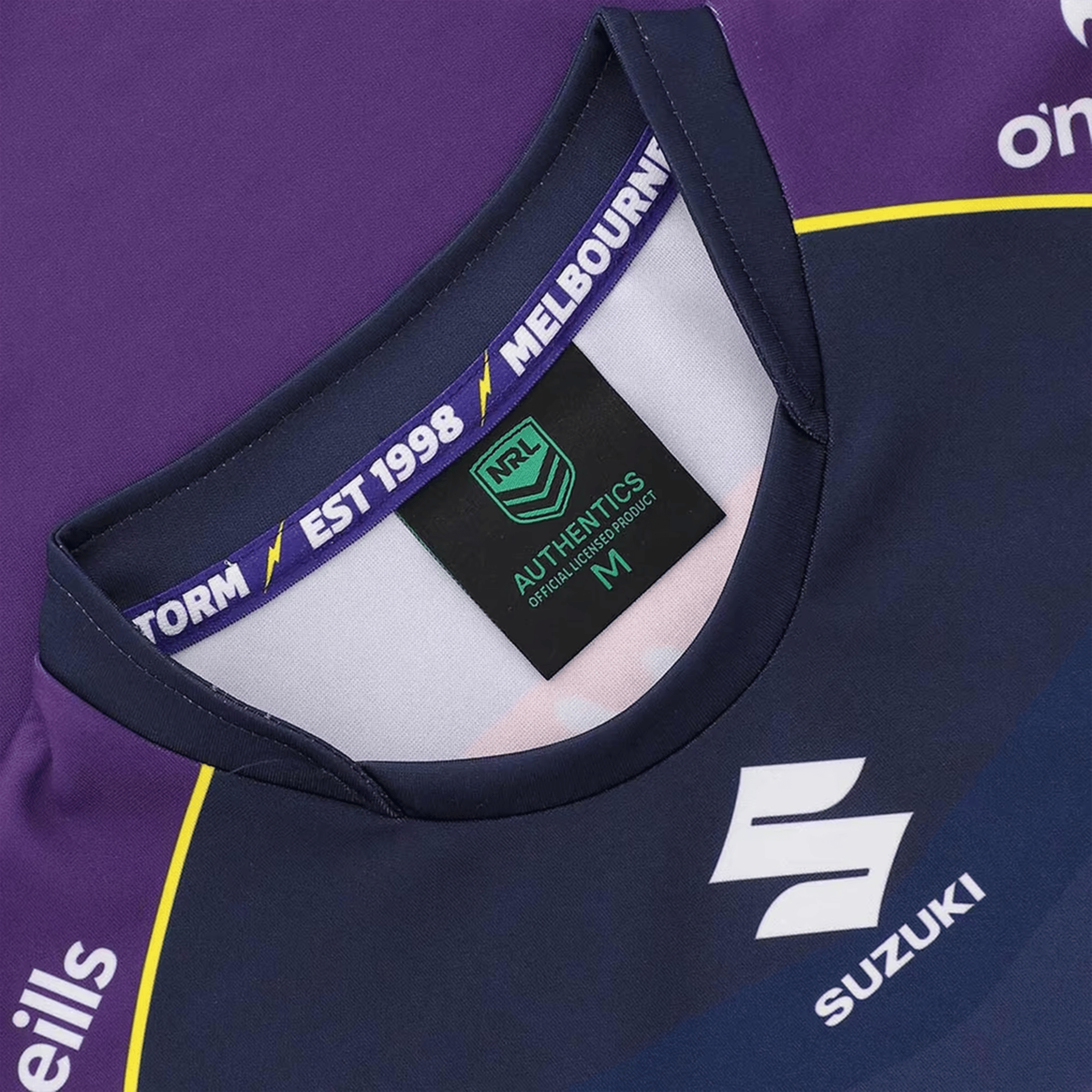 Mens O'Neills NRL Melbourne Storm 2026 Replica Home Jersey