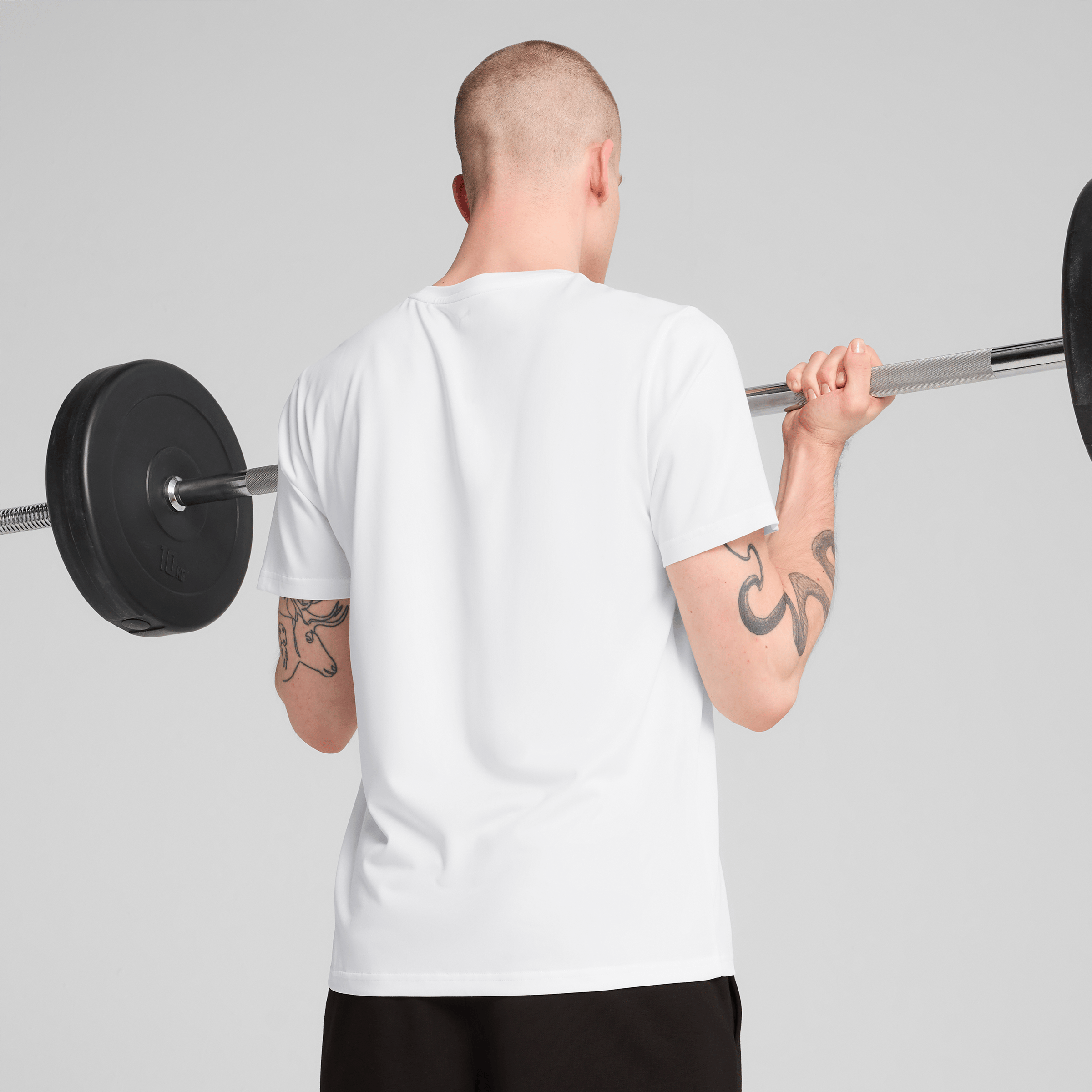 Mens Puma Train All Day Essentials Solid Cat Tee