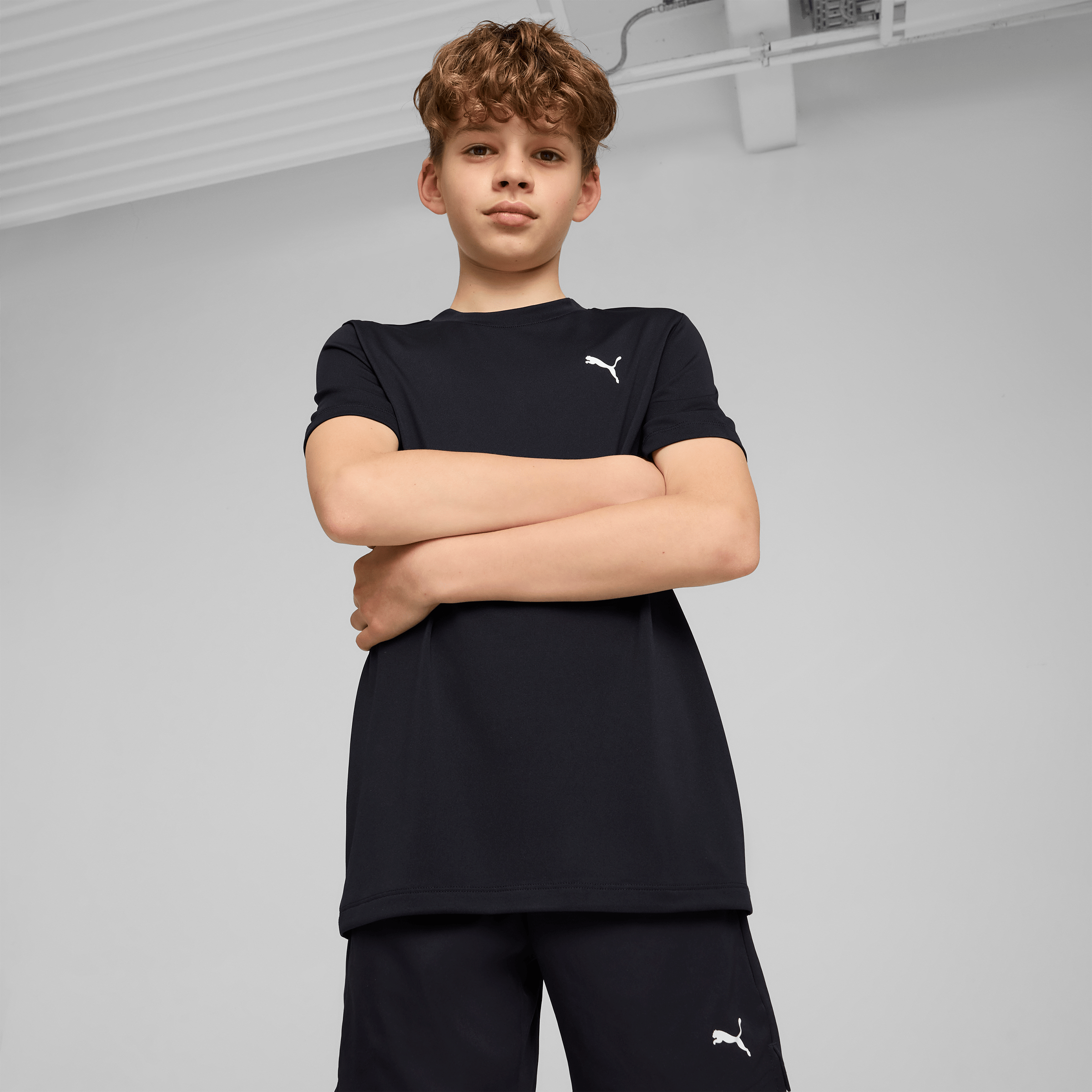 Kids Puma Train All Day Essentials Tee