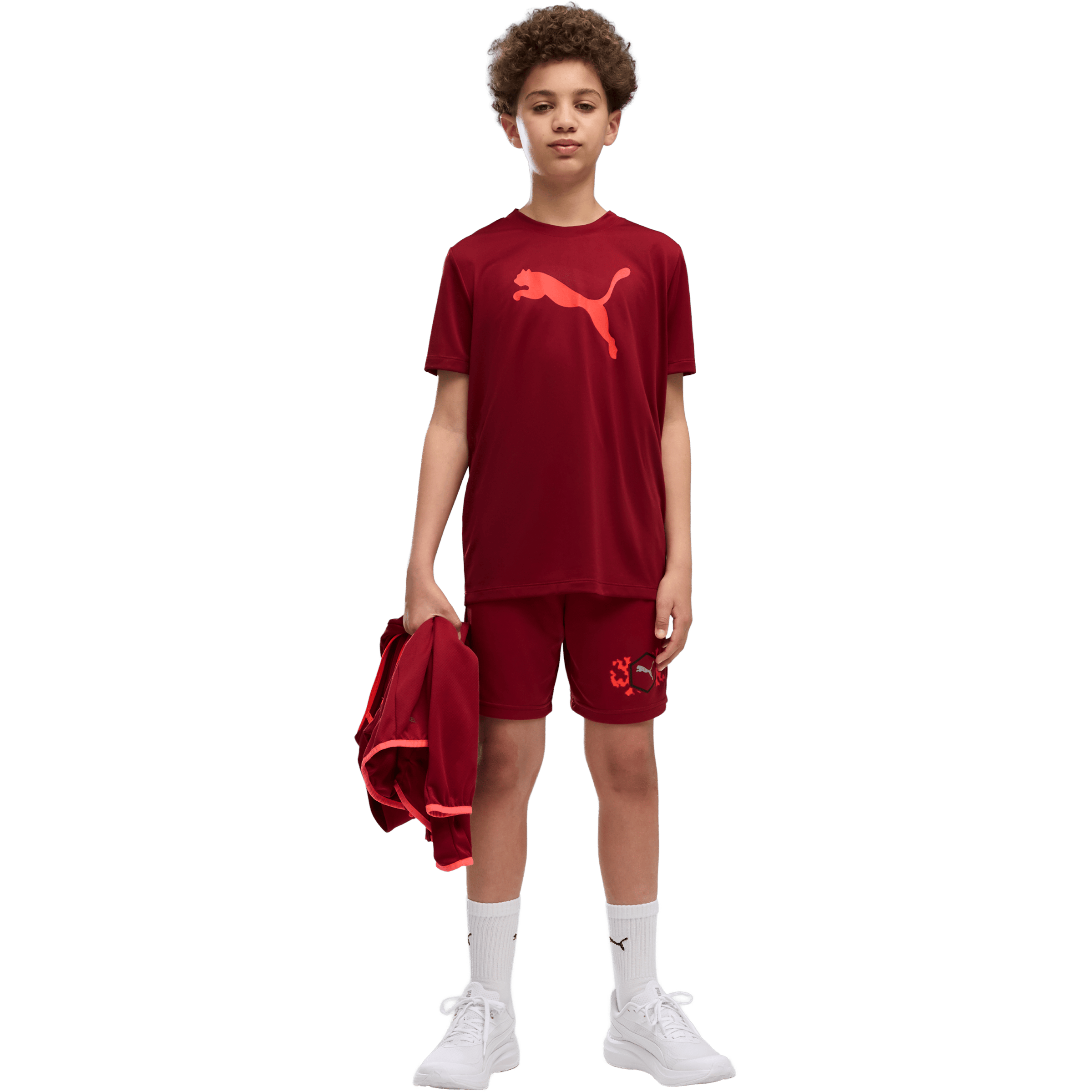 Kids Puma Train All Day Essentials Cat Tee