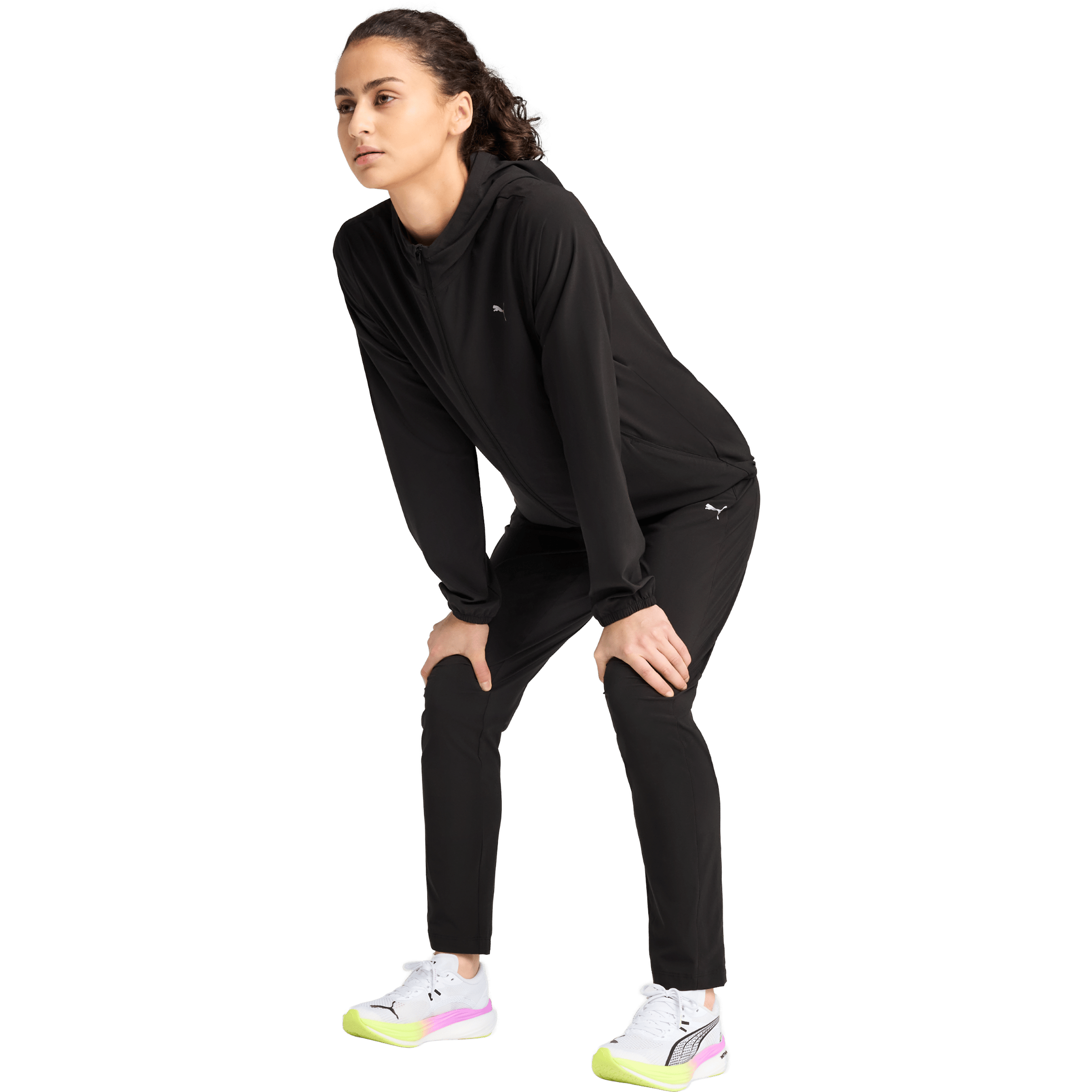 Womens Puma Velocity Hooded Zip-Up Running Jacket