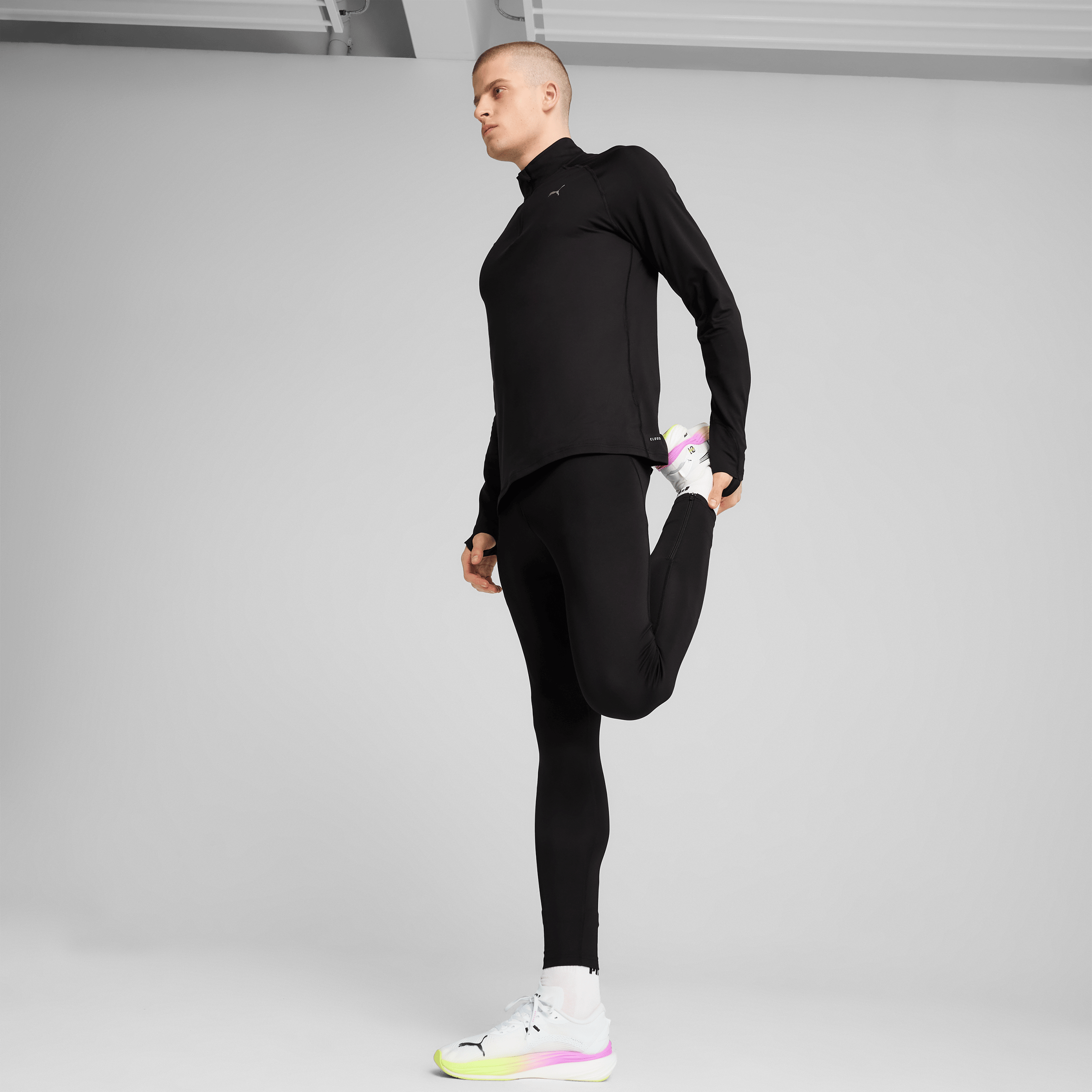 Mens Puma VELOCITY CLOUDSPUN Running Quarter-Zip Top