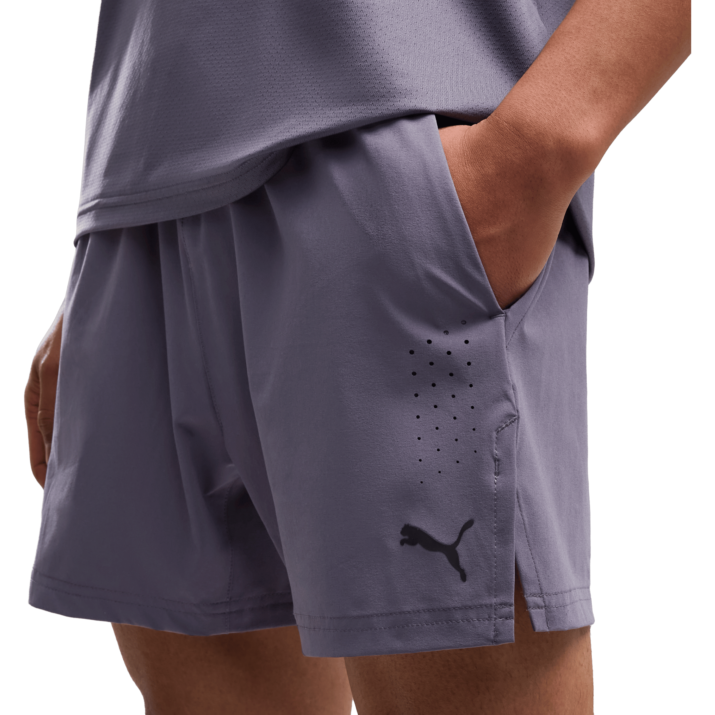 Mens Puma PWRMODE Training (5") Woven Shorts