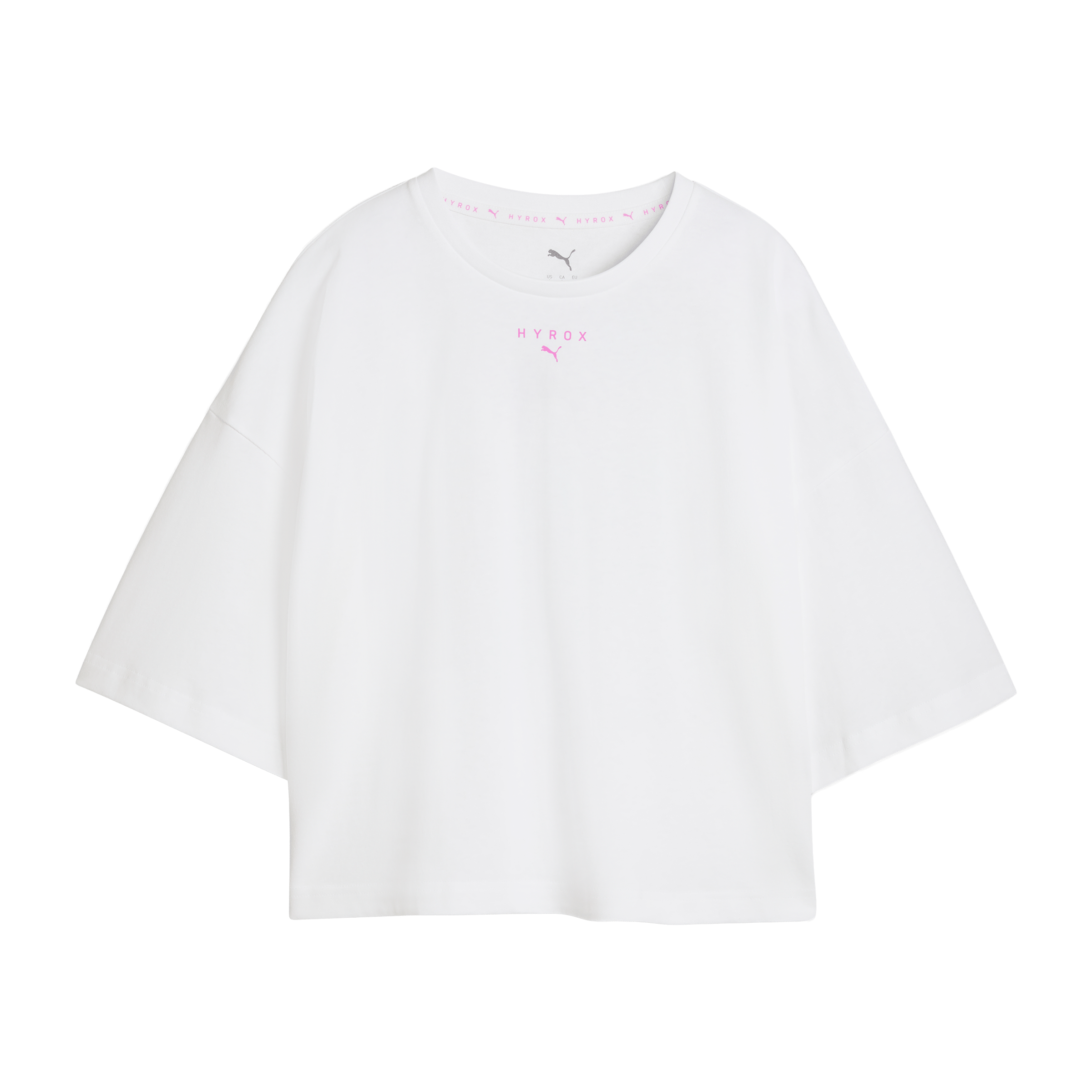 Womens Puma Puma x Hyrox Cropped Lifestyle Tee