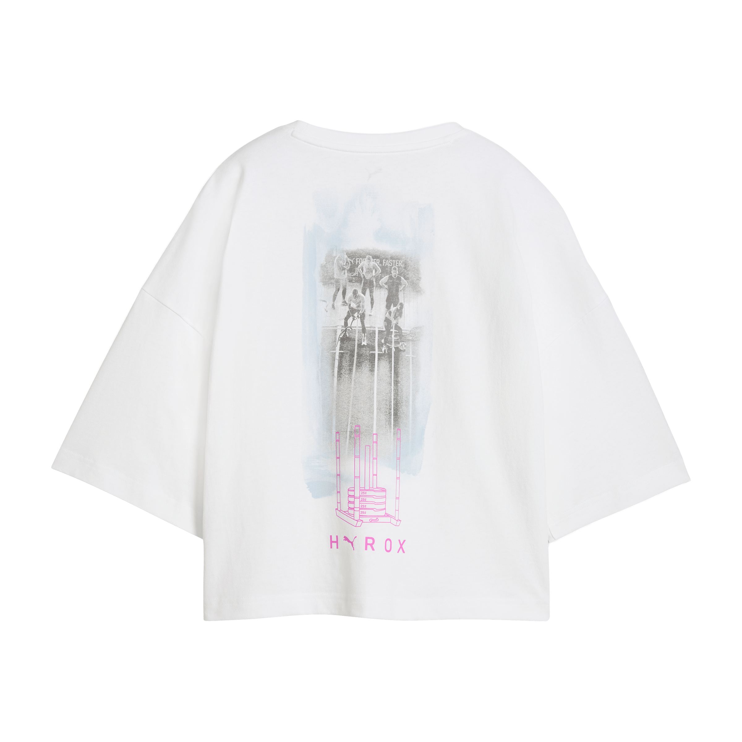 Womens Puma Puma x Hyrox Cropped Lifestyle Tee