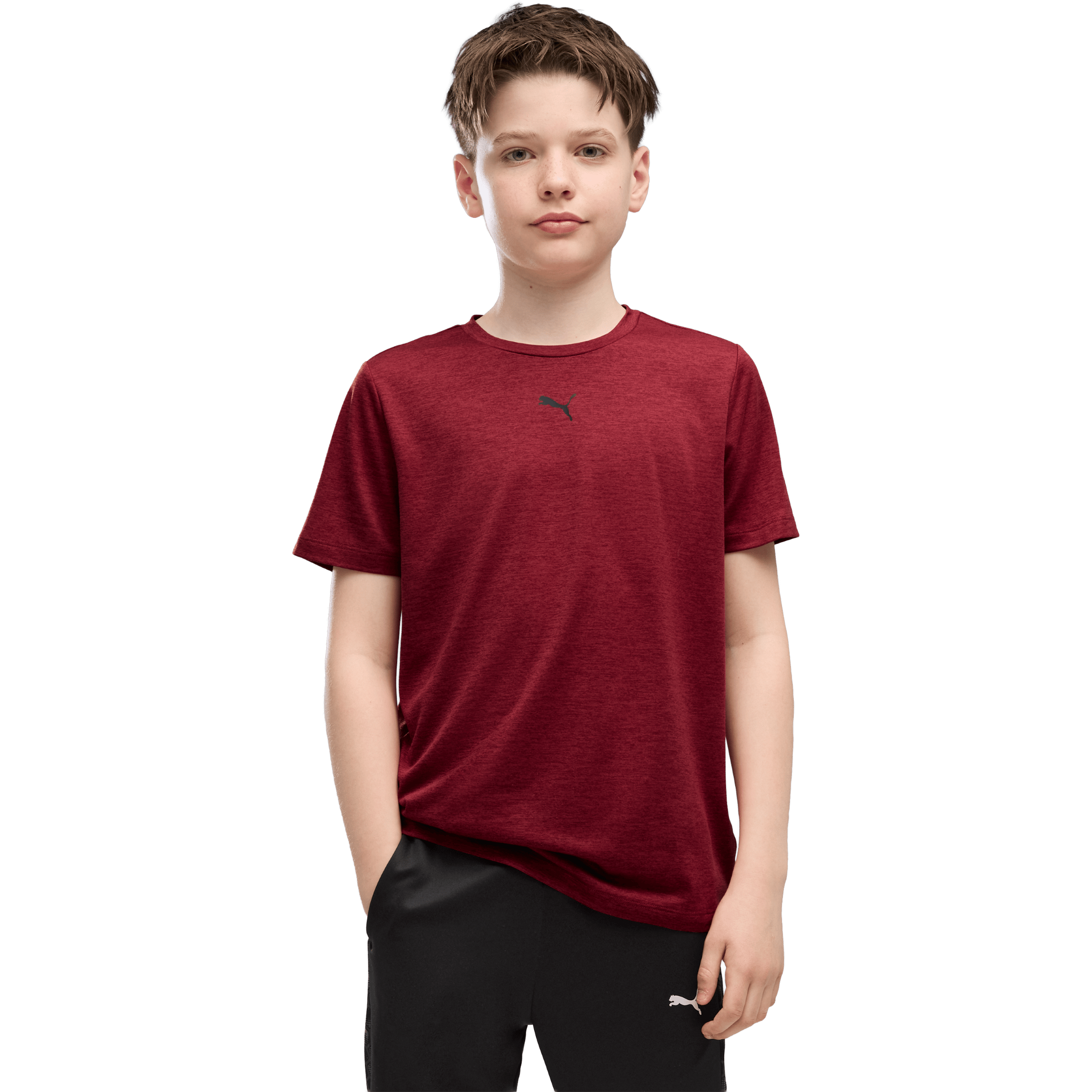 Kids Puma Train All Day Heather Tee