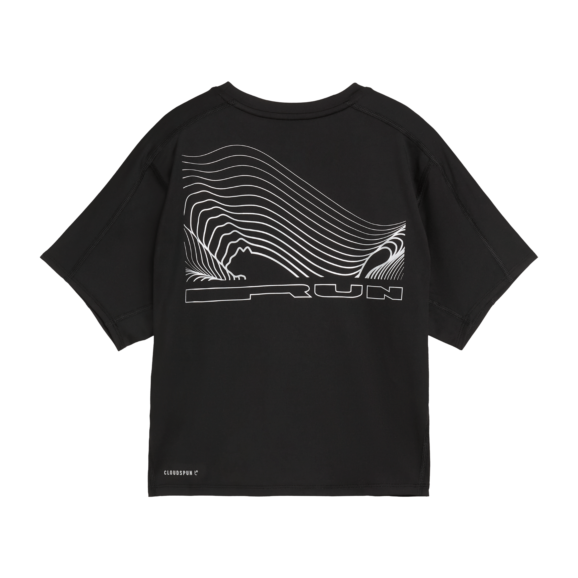 Womens Puma Run Brightstride Cloudspun Tee