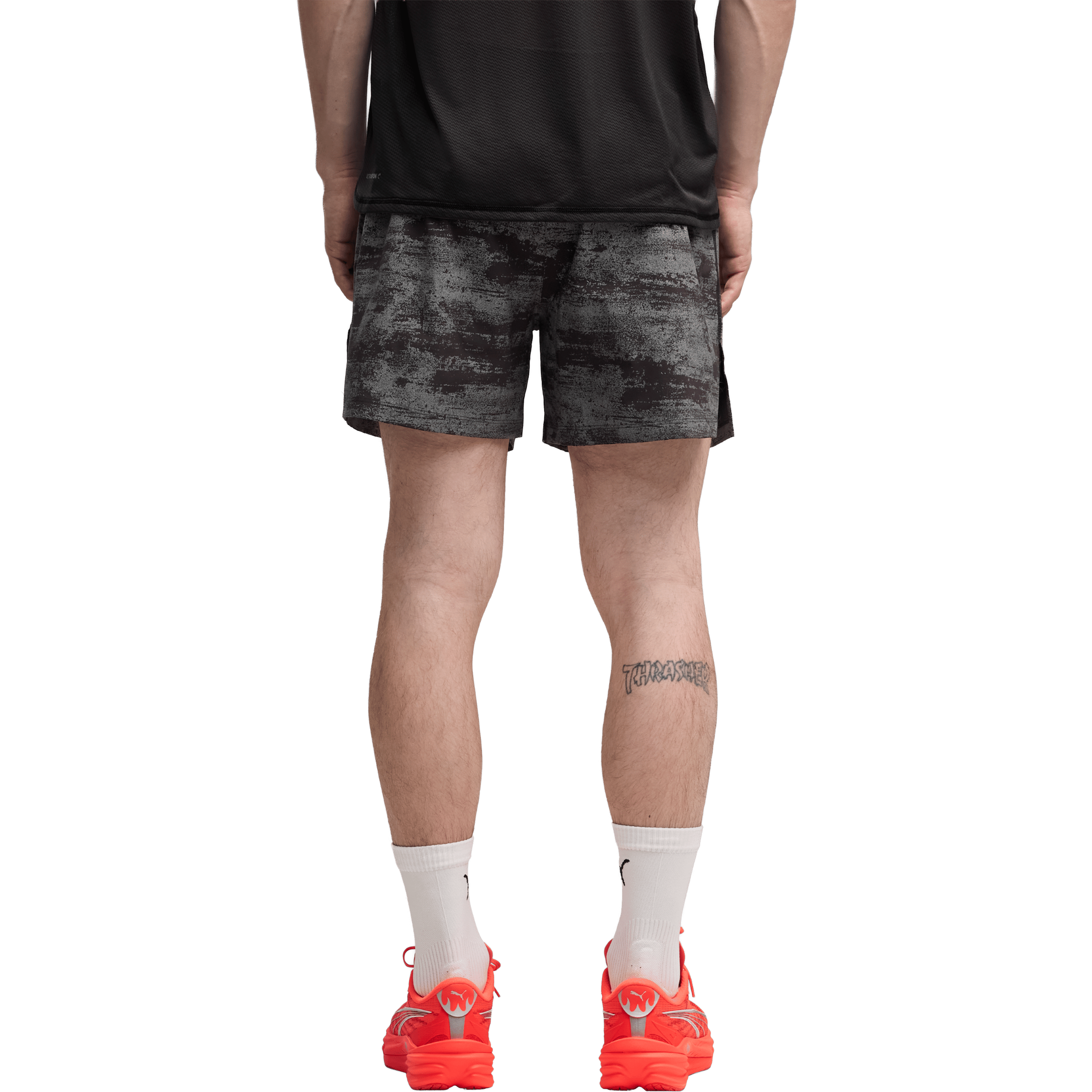 Mens Puma Brightstride Dreamrun Printed (5") Running Shorts