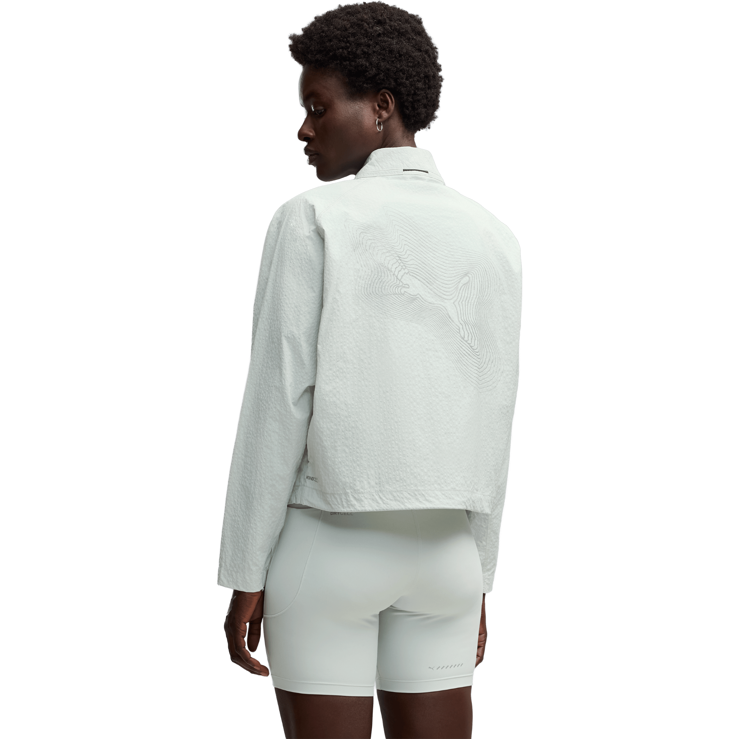 Womens Puma Run Brightside Windcell Woven Jacket