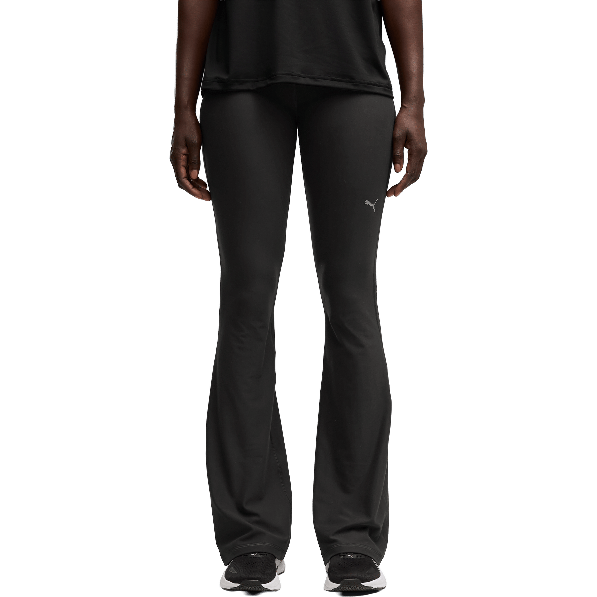 Womens Puma Cloudspun Flare Wide Leg Tights