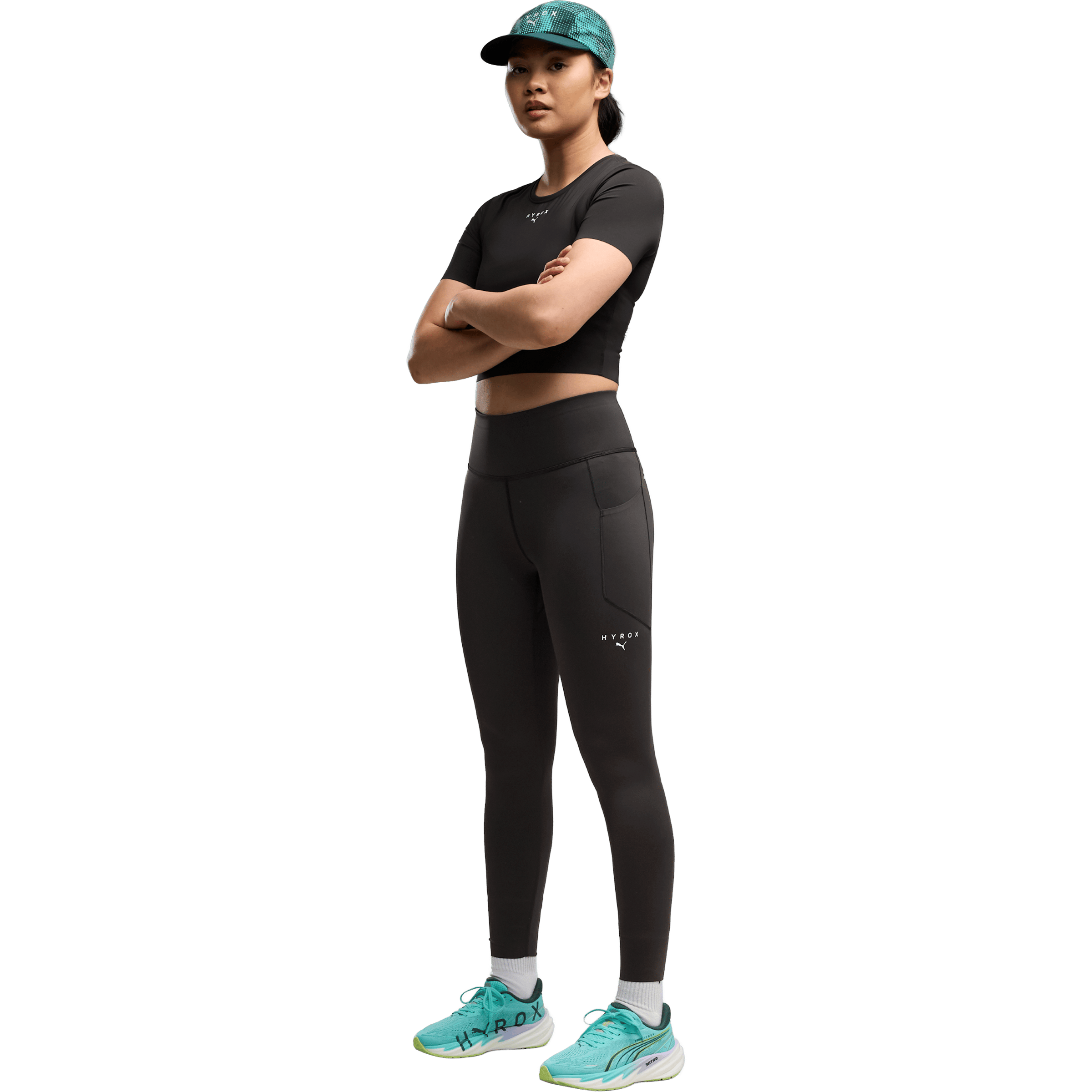 Womens Puma Hyrox PWRMDOE 7/8 Tights