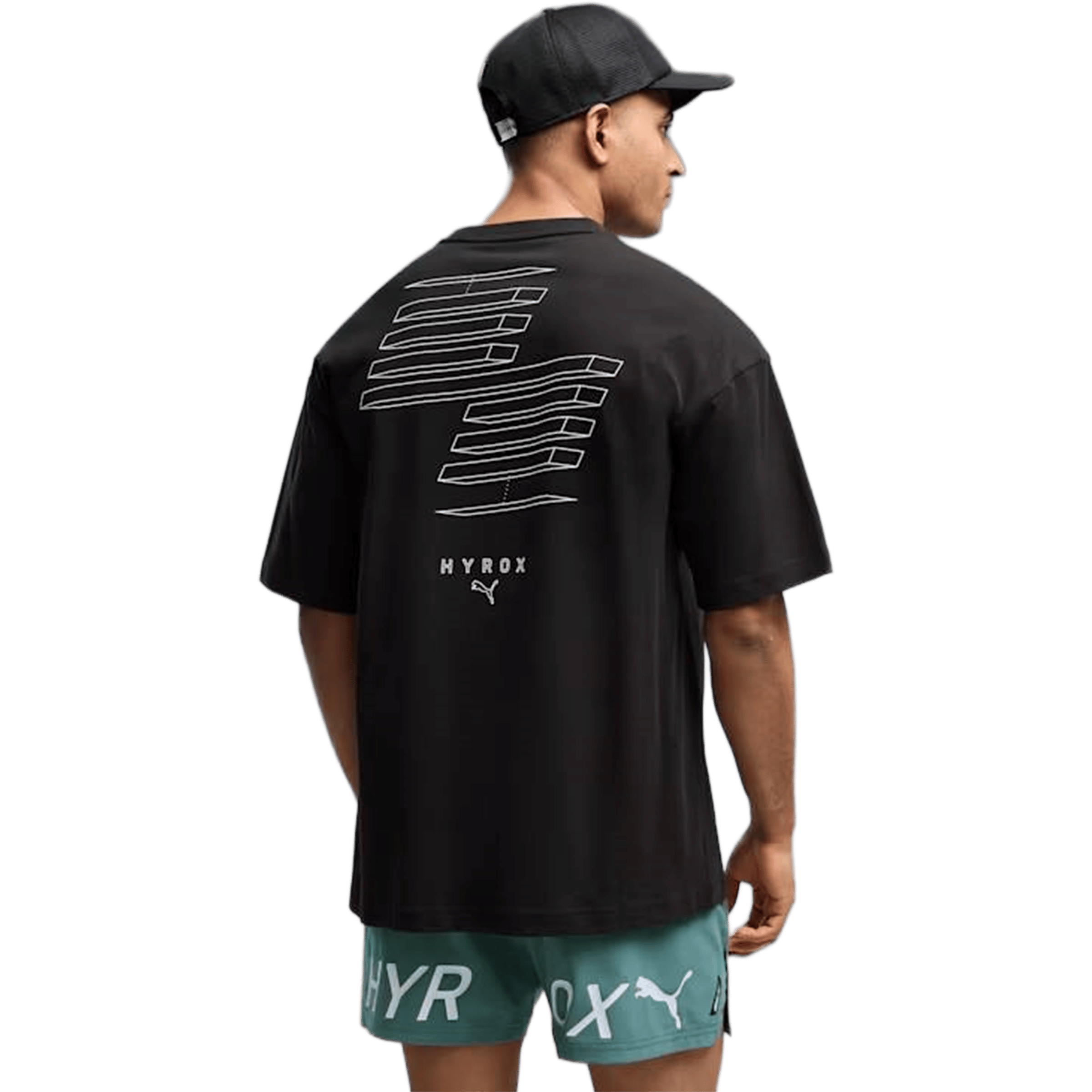 Mens Puma Puma X Hyrox Lifestyle Oversized Training Tee
