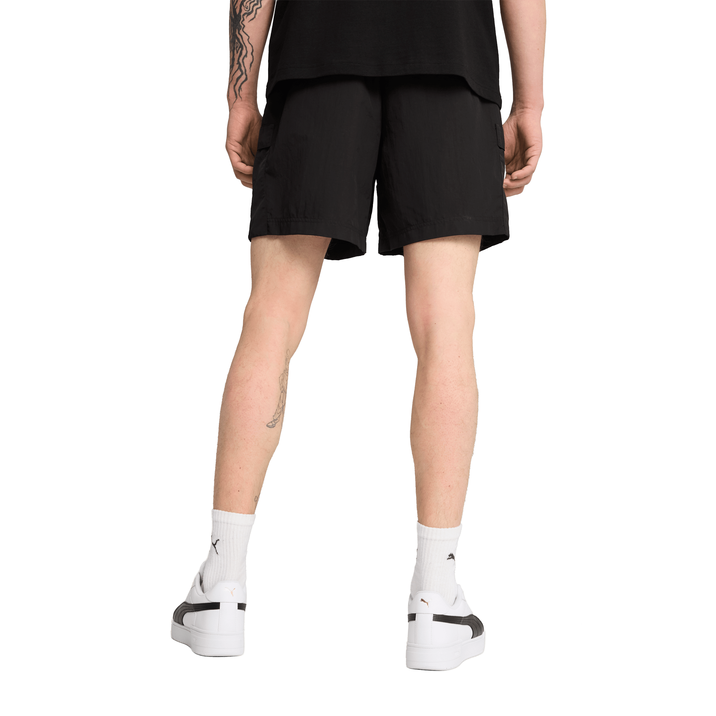 Mens Puma Wardrobe Essentials Relaxed (6") Cargo Shorts