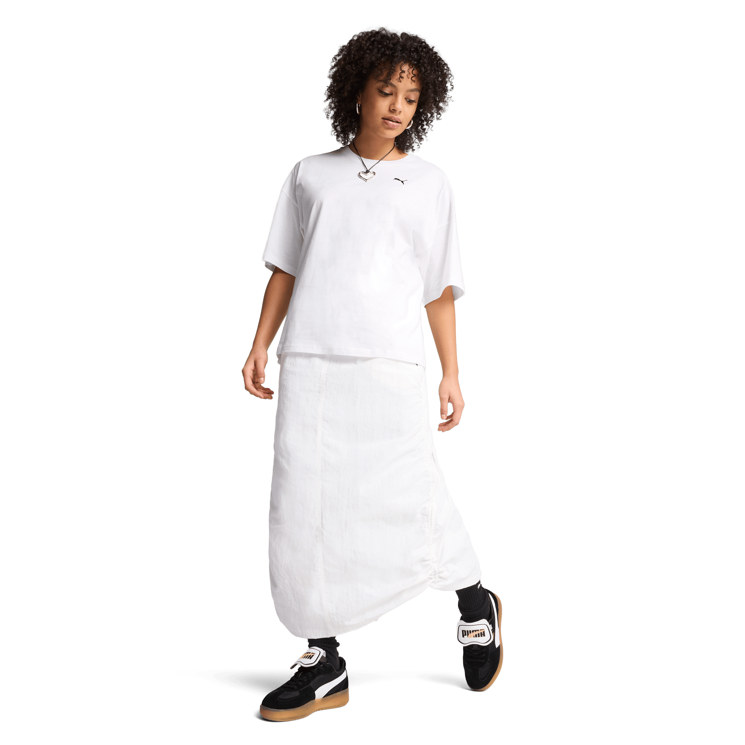 Womens Puma Wardrobe Essentials Oversized Tee