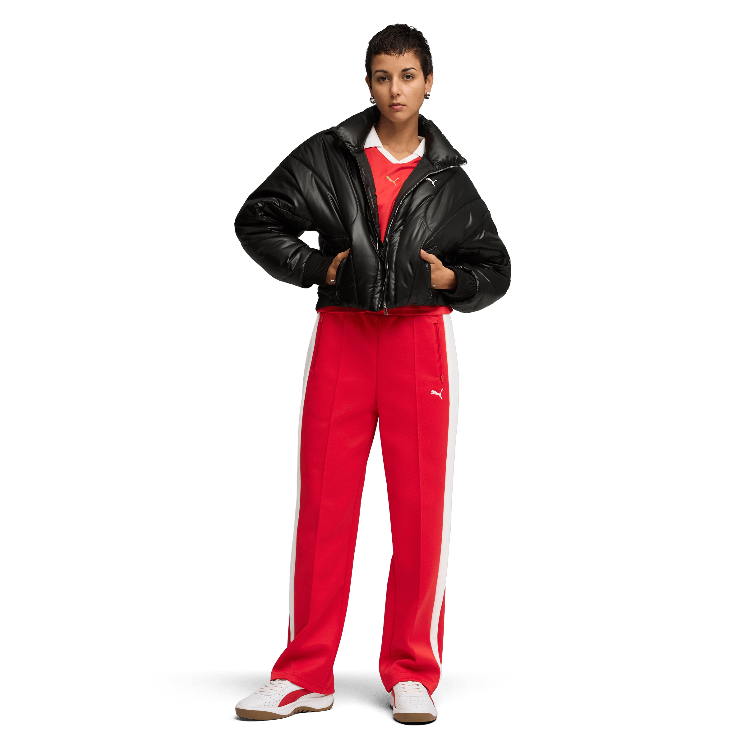 Womens Puma T7 Always On Straight Track Pants