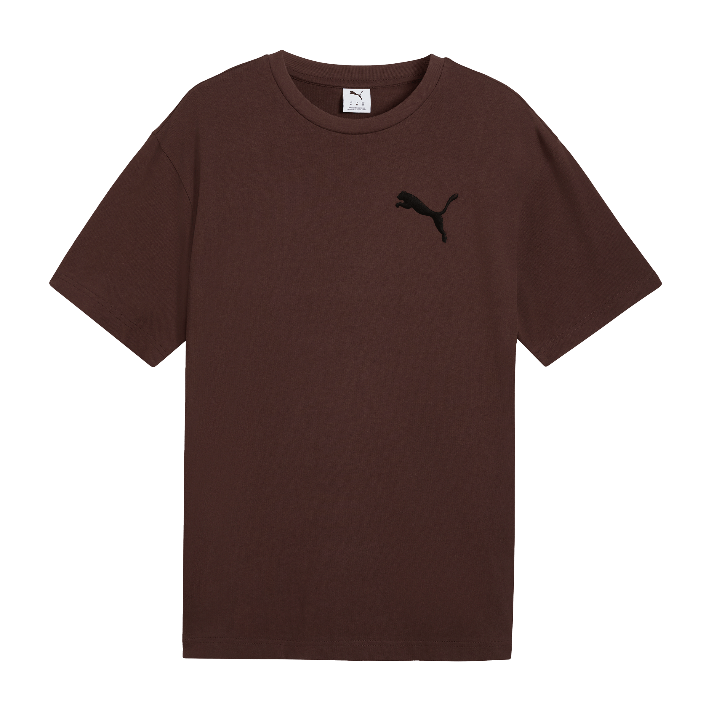 Mens Puma Essentials Elevated Cat Logo Relaxed Tee