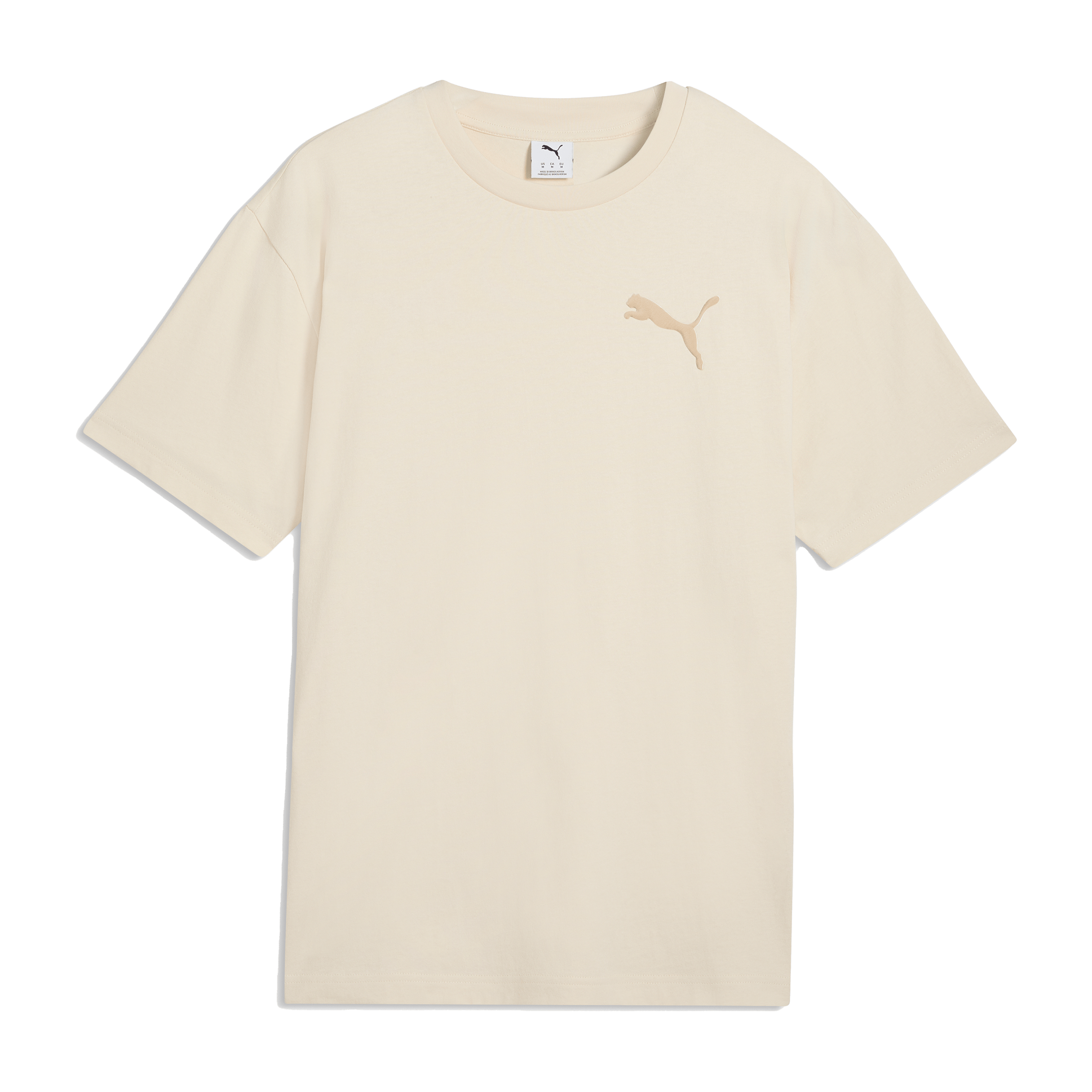 Mens Puma Essentials Elevated Cat Logo Relaxed Tee