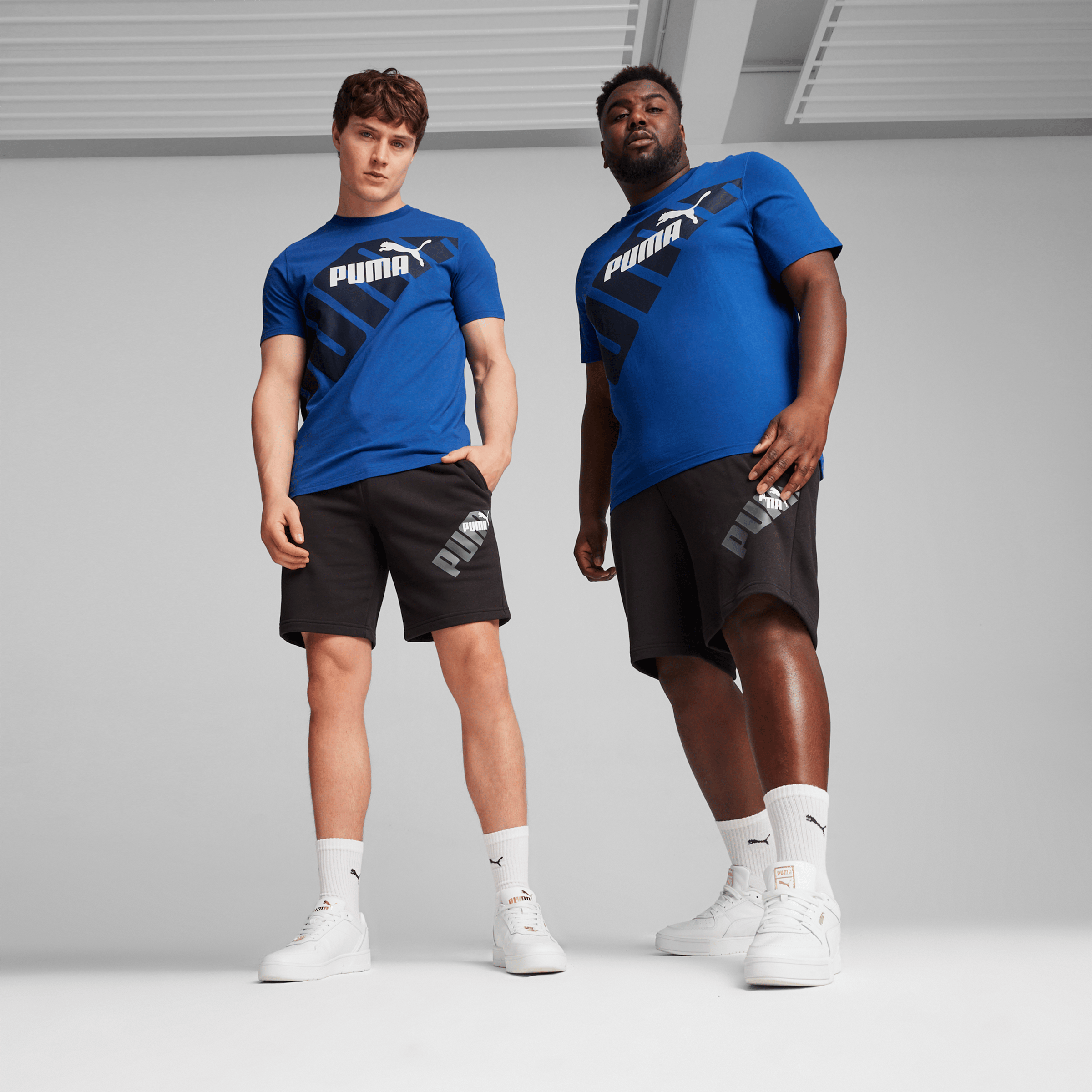 Mens Puma Power Graphic (9") Shorts