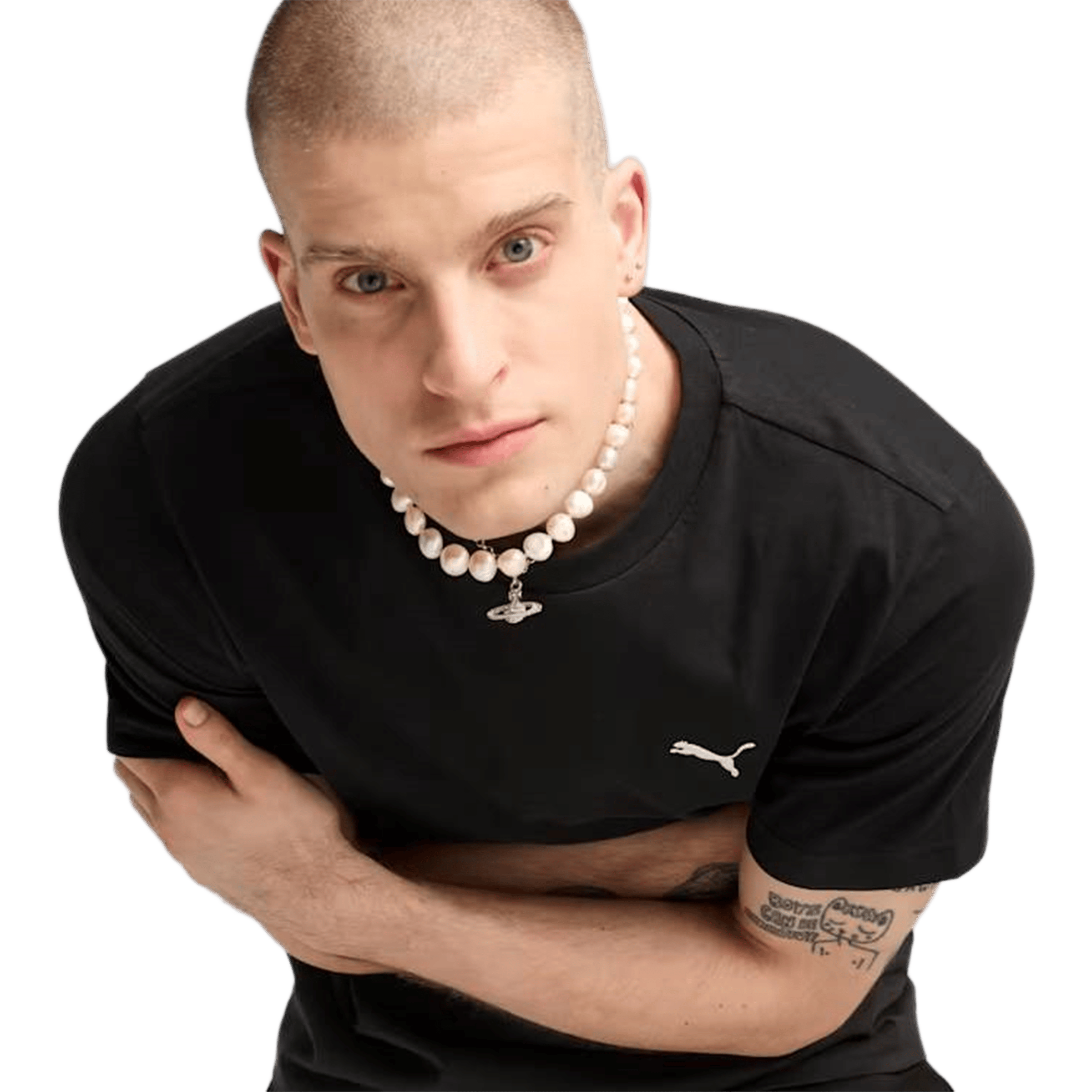 Mens Puma Essentials Small Logo Tee