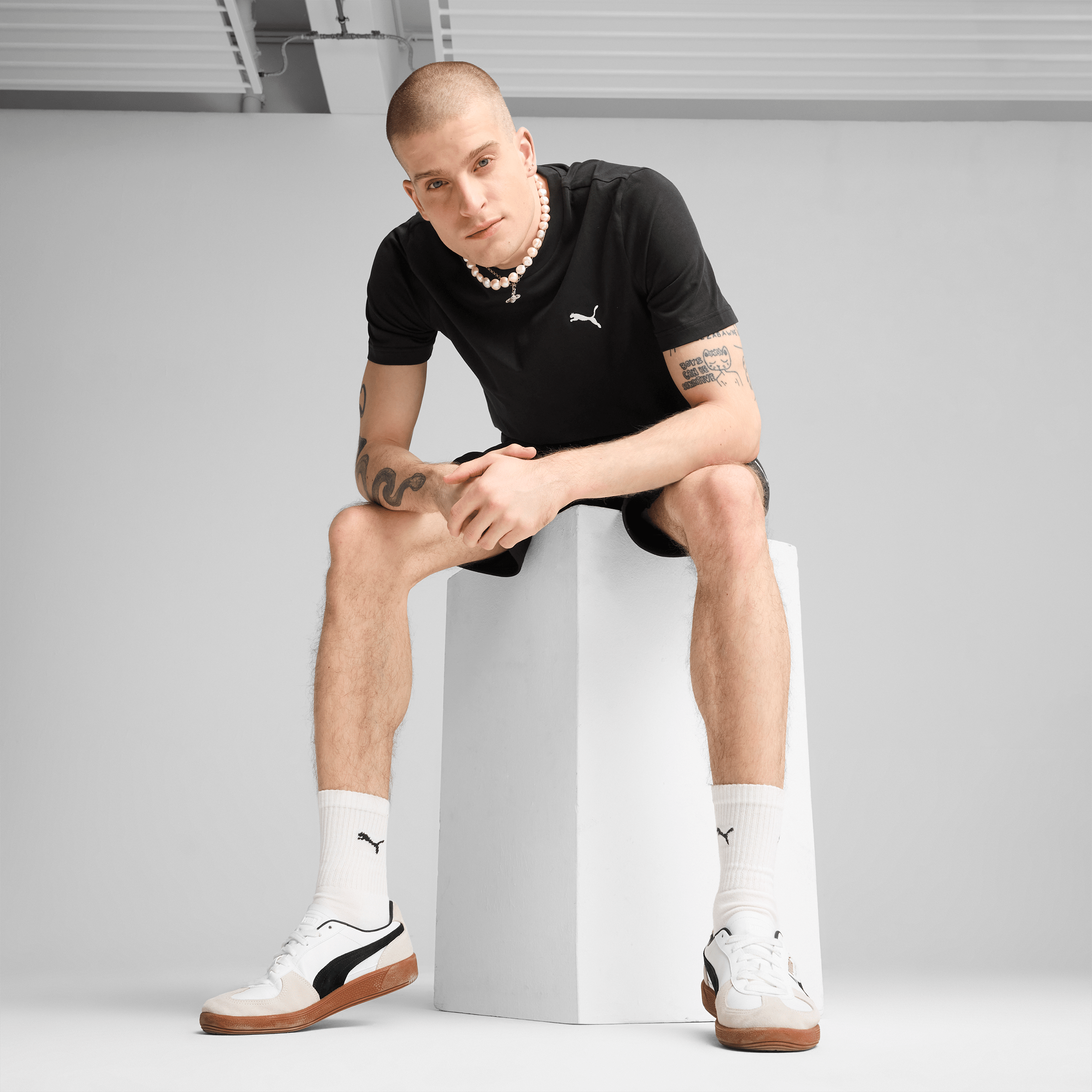 Mens Puma Essentials Small Logo Tee