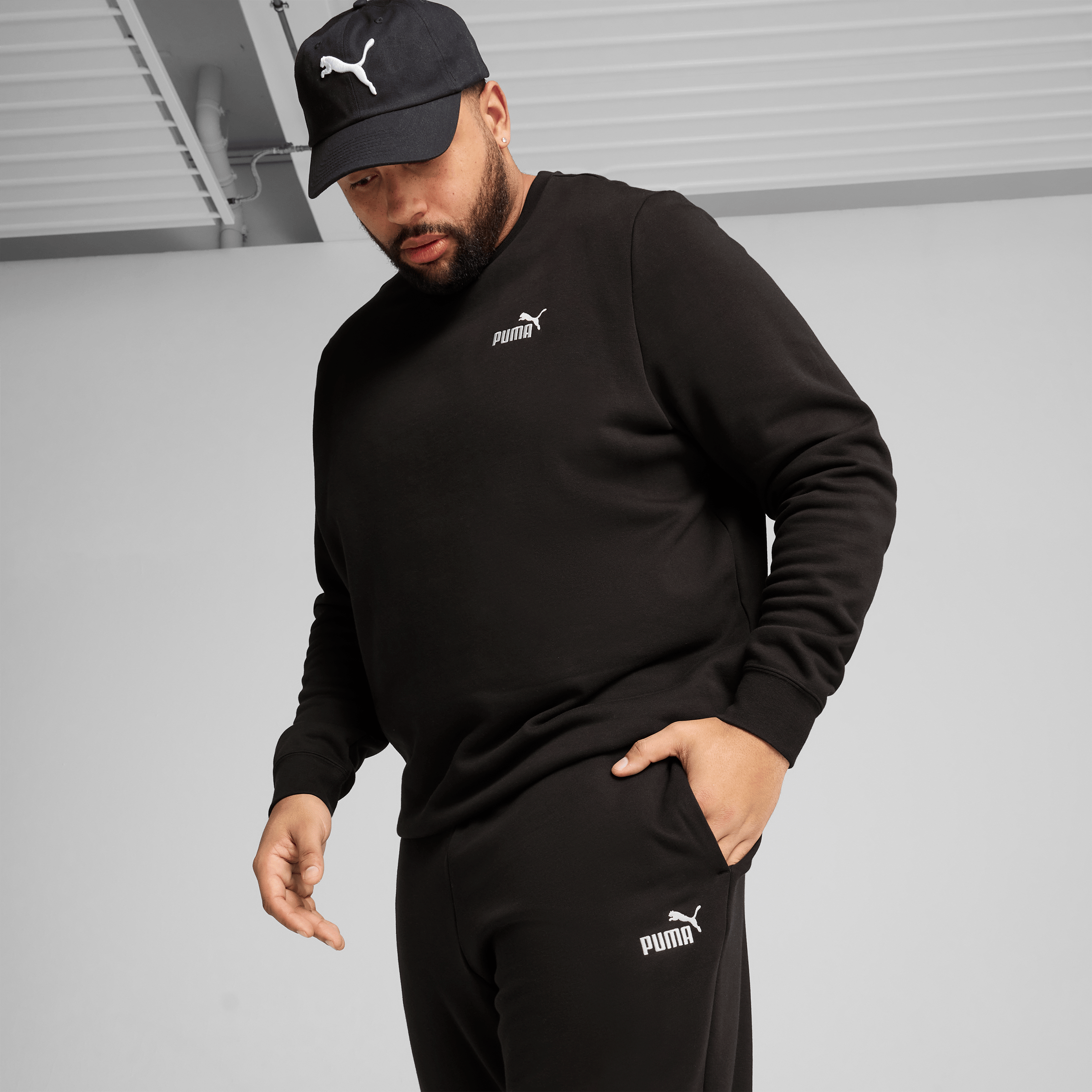 Mens Puma Essentials No. 1 Logo Sweatpants