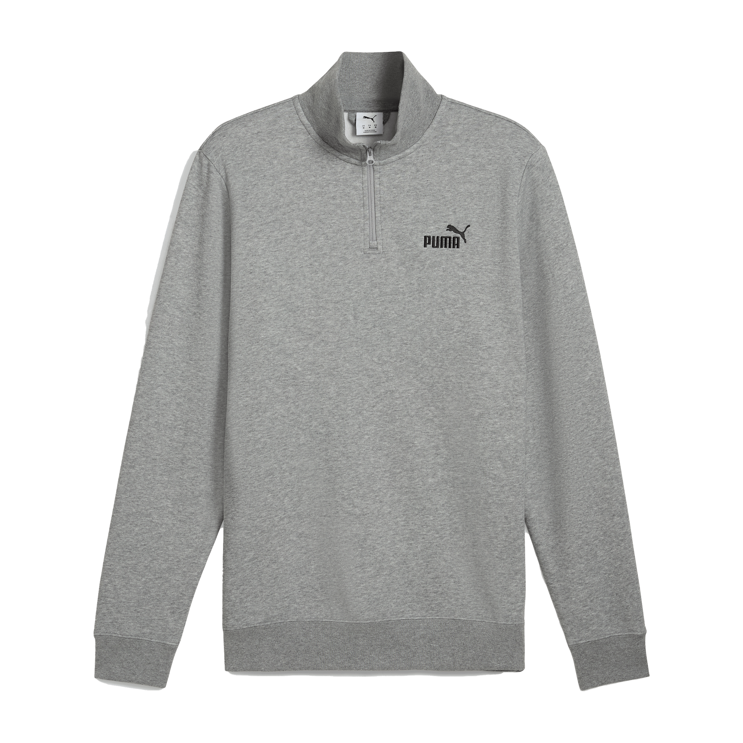 Mens Puma Essentials No.1 Logo Half-Zip Fleece Top