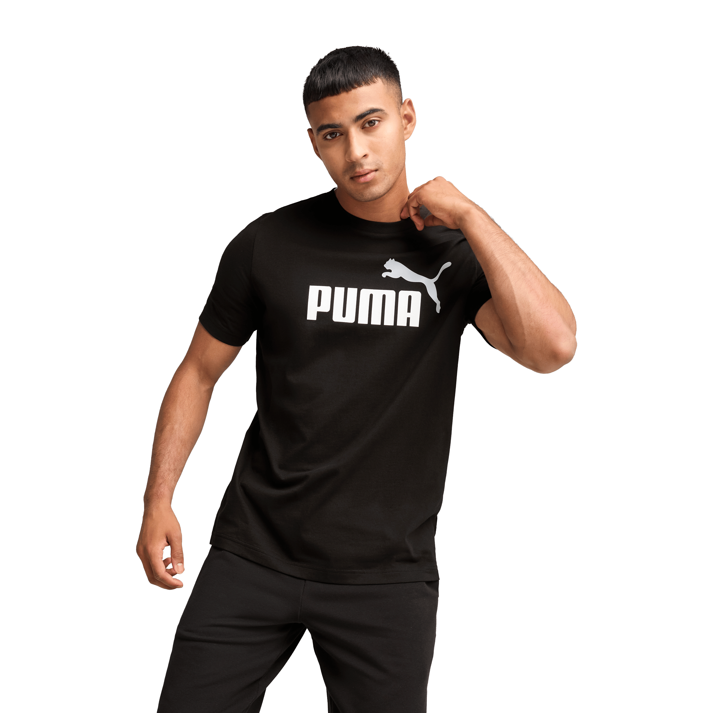 Mens Puma Essentials 2 Colour No. 1 Logo Tee