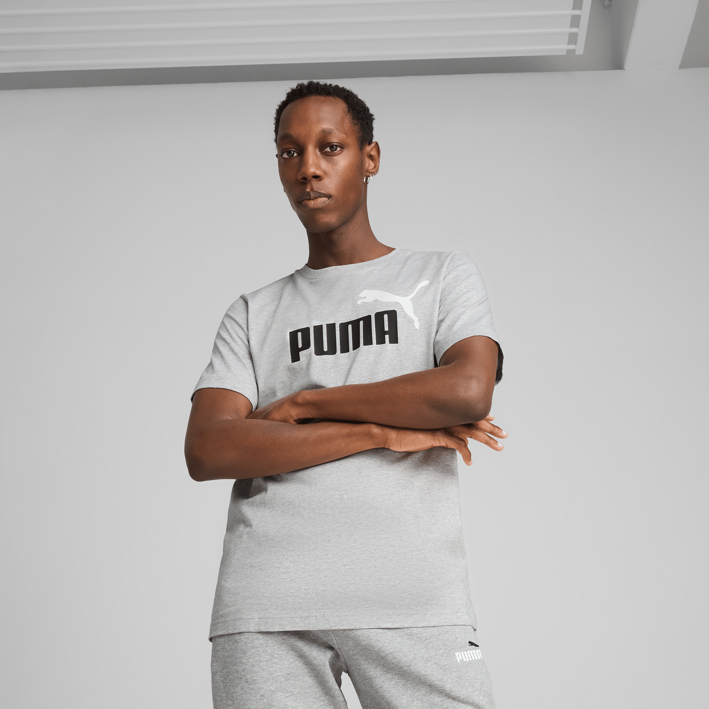 Mens Puma Essentials 2 Colour No. 1 Logo Tee