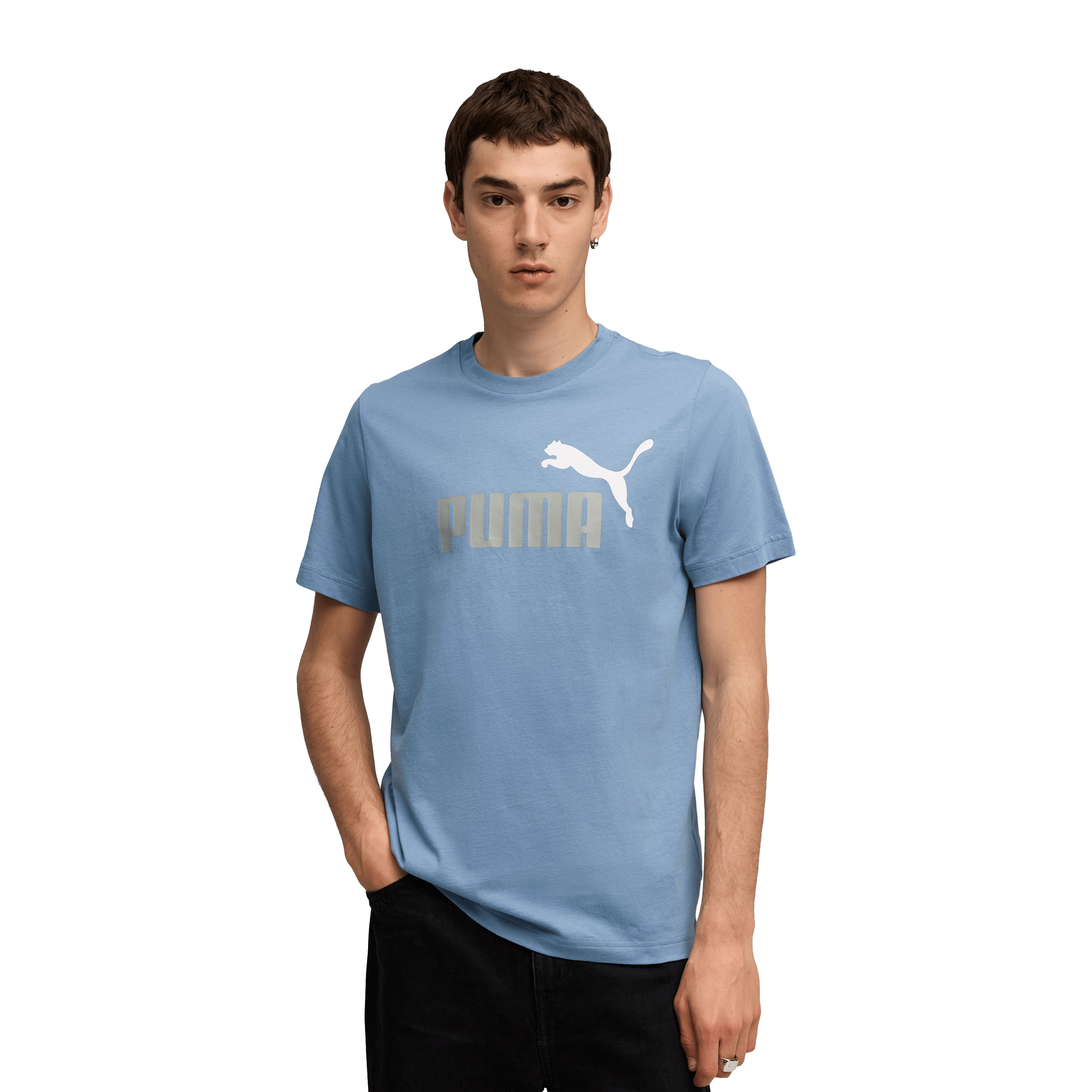 Mens Puma Essentials 2 Colour No. 1 Logo Tee