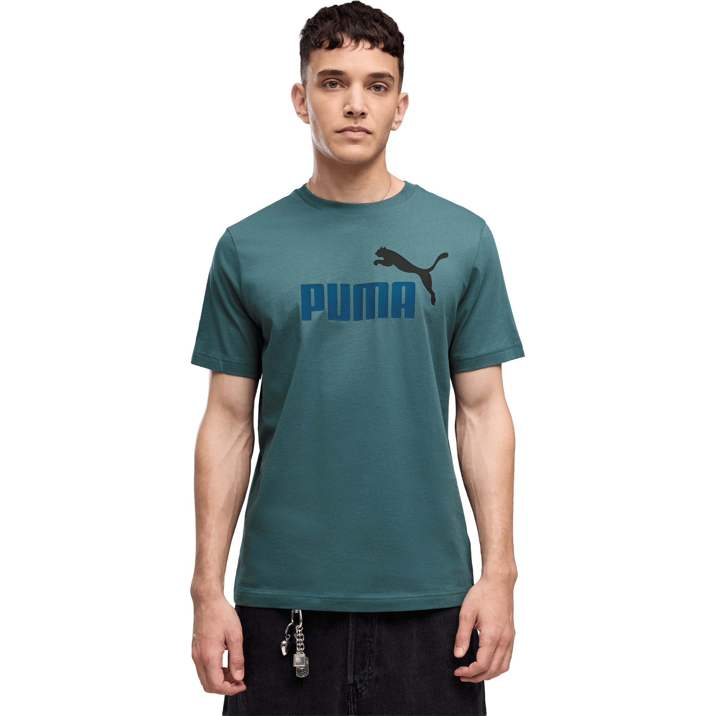 Mens Puma Essentials 2 Colour No. 1 Logo Tee
