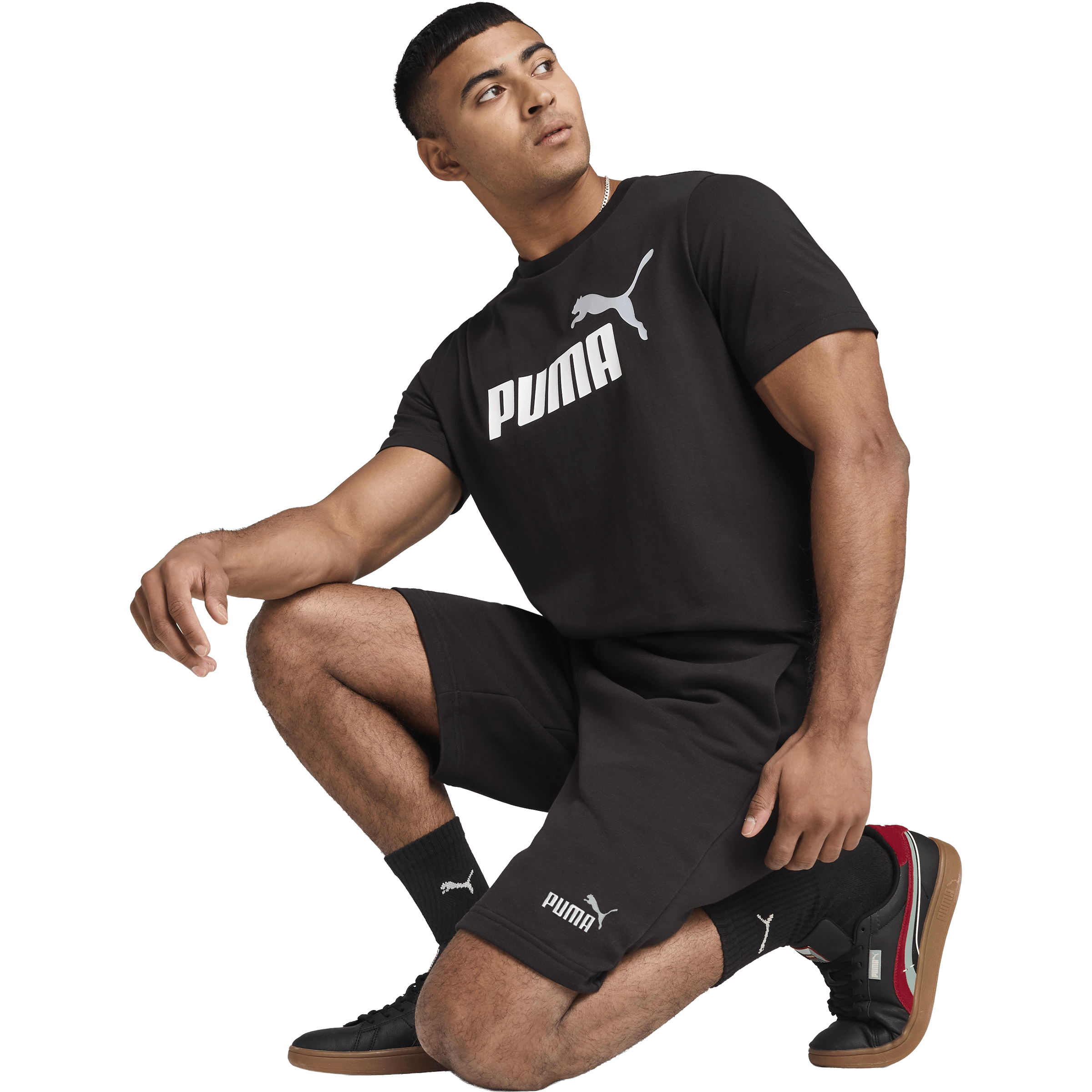 Mens Puma Essentials 2 Colour No. 1 Logo (10") Shorts