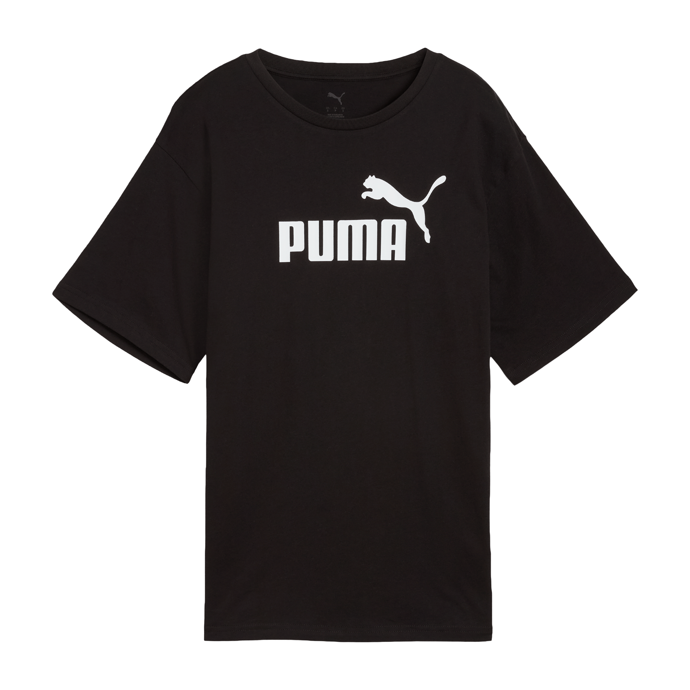 Womens Puma Essentials No. 1 Logo Relaxed Tee