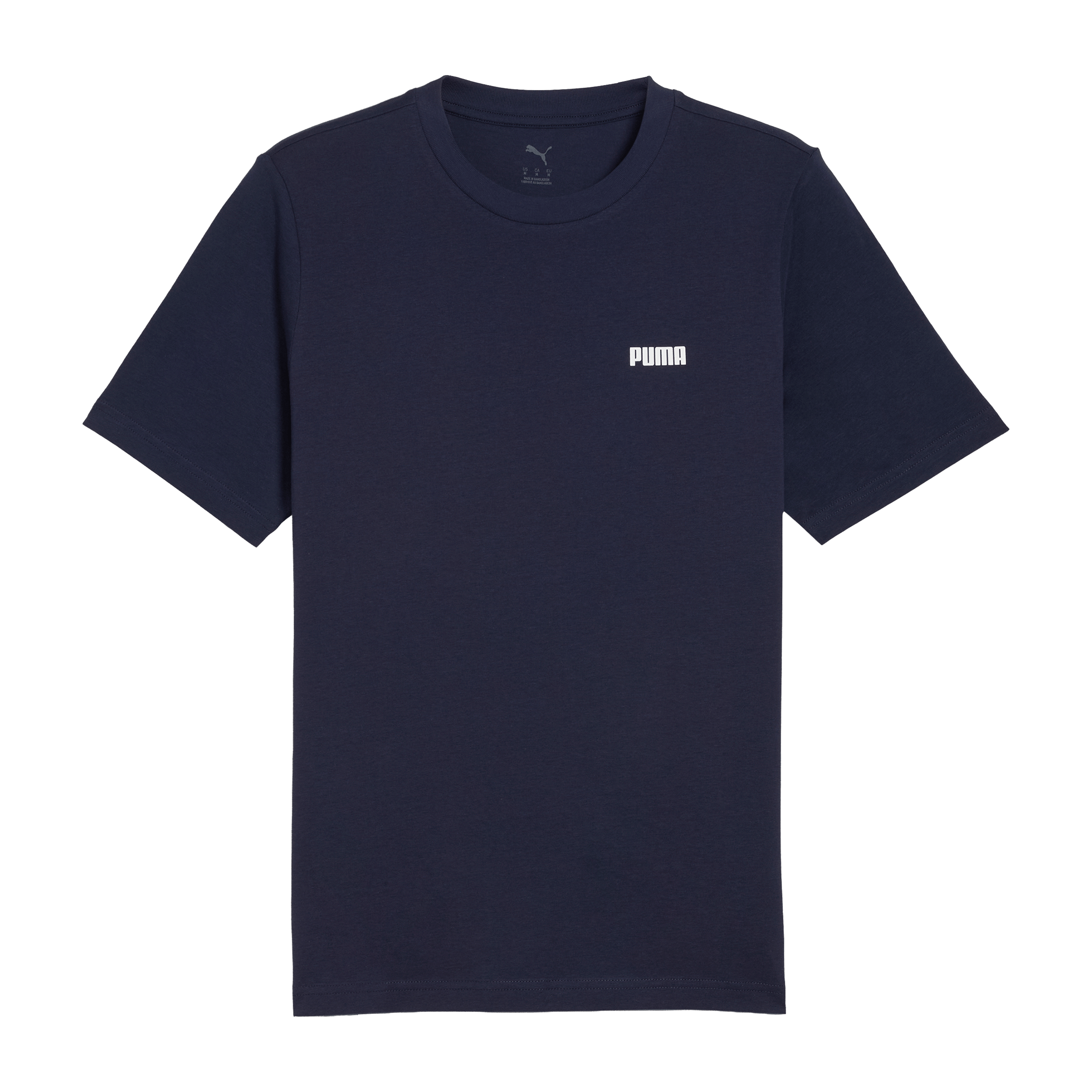 Mens Puma Essentials Small Logo Script Tee