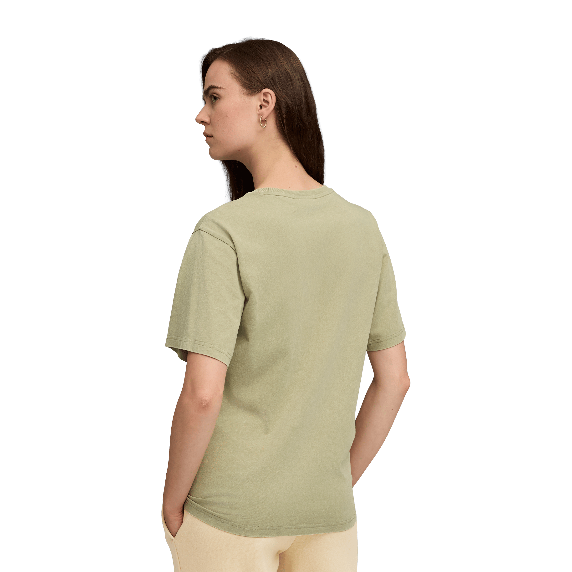 Womens Puma Essentials Elevated Relaxed Wash Tee