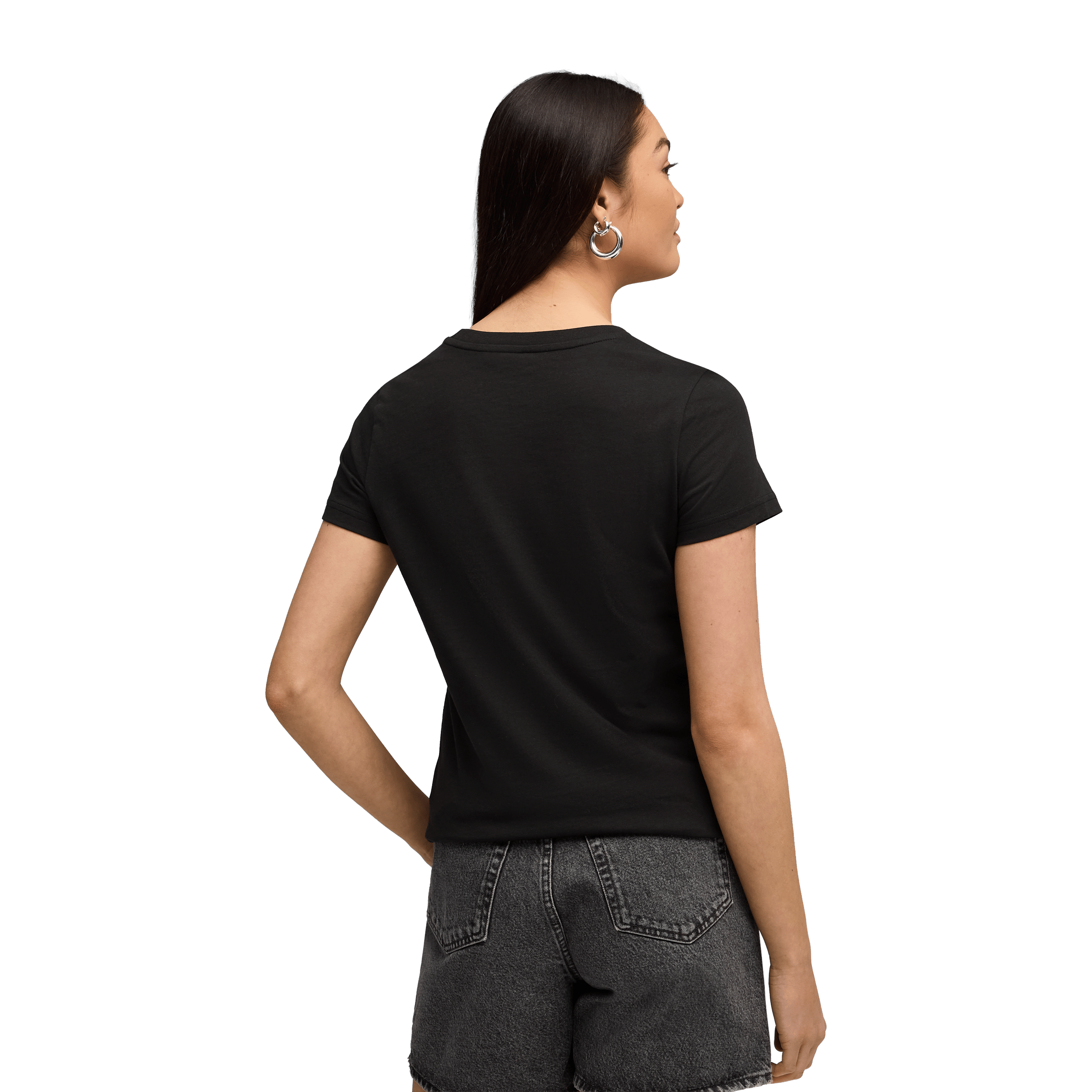 Womens Puma Graphic Stacked Graphic Tee